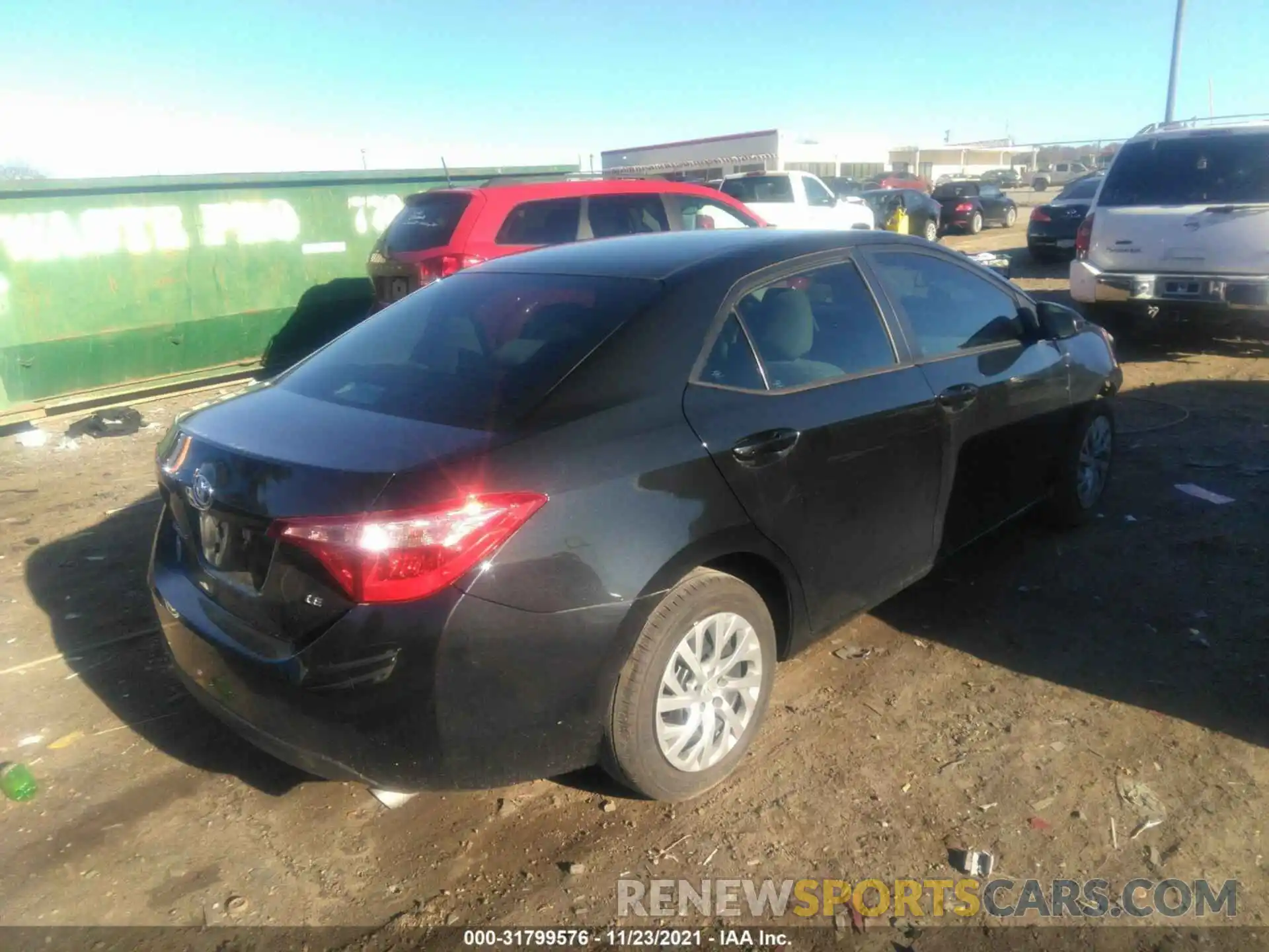 4 Photograph of a damaged car 2T1BURHE4KC178536 TOYOTA COROLLA 2019