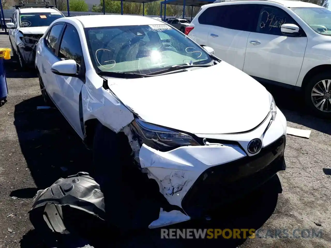 1 Photograph of a damaged car 2T1BURHE4KC178598 TOYOTA COROLLA 2019