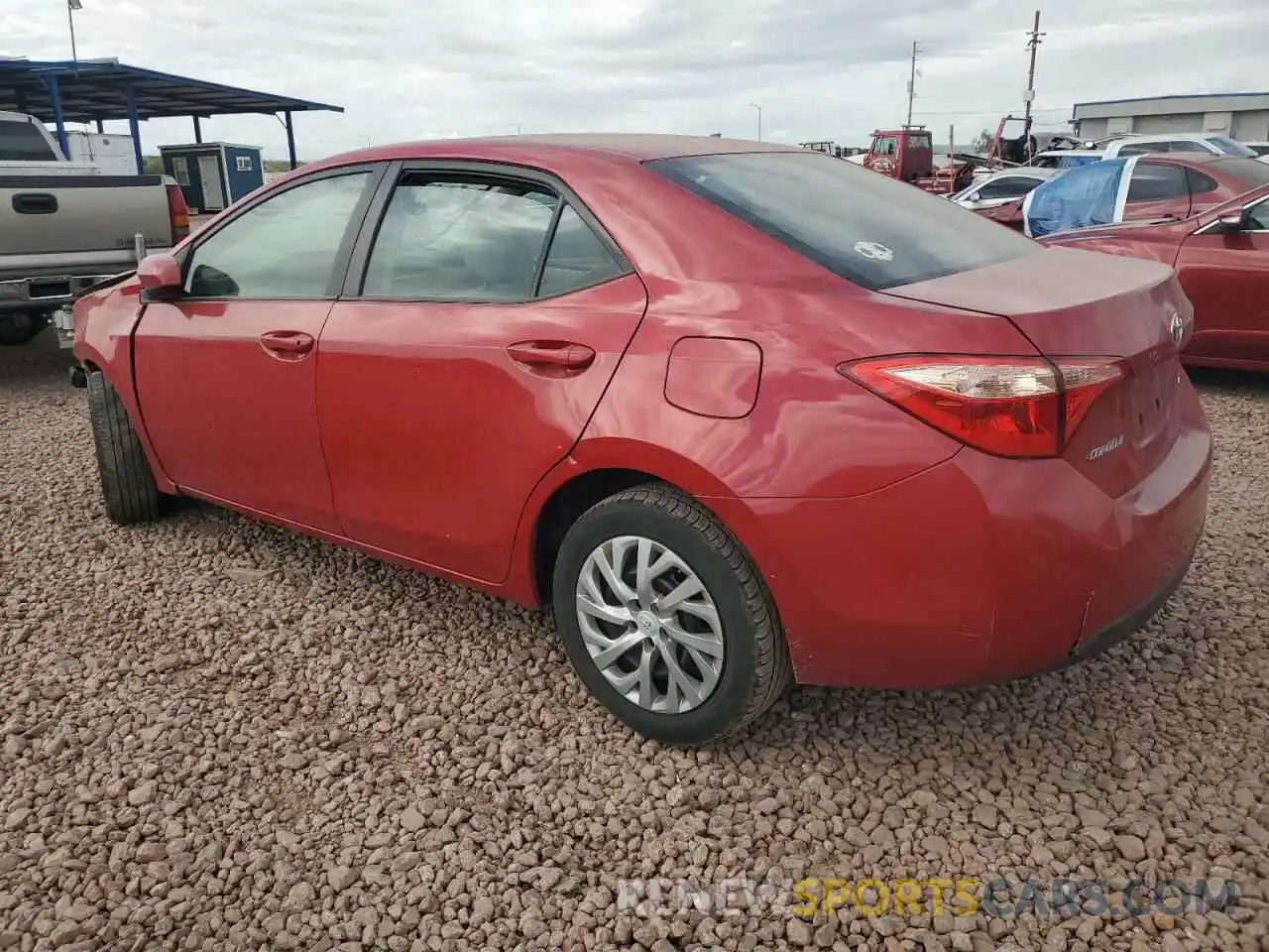 2 Photograph of a damaged car 2T1BURHE4KC178830 TOYOTA COROLLA 2019