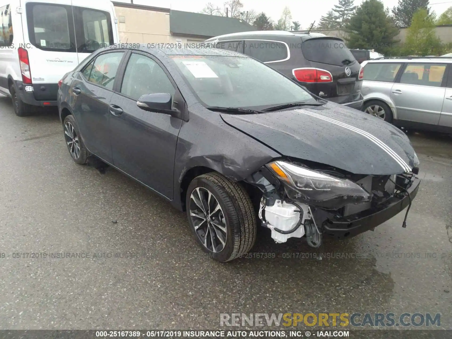 1 Photograph of a damaged car 2T1BURHE4KC178925 TOYOTA COROLLA 2019