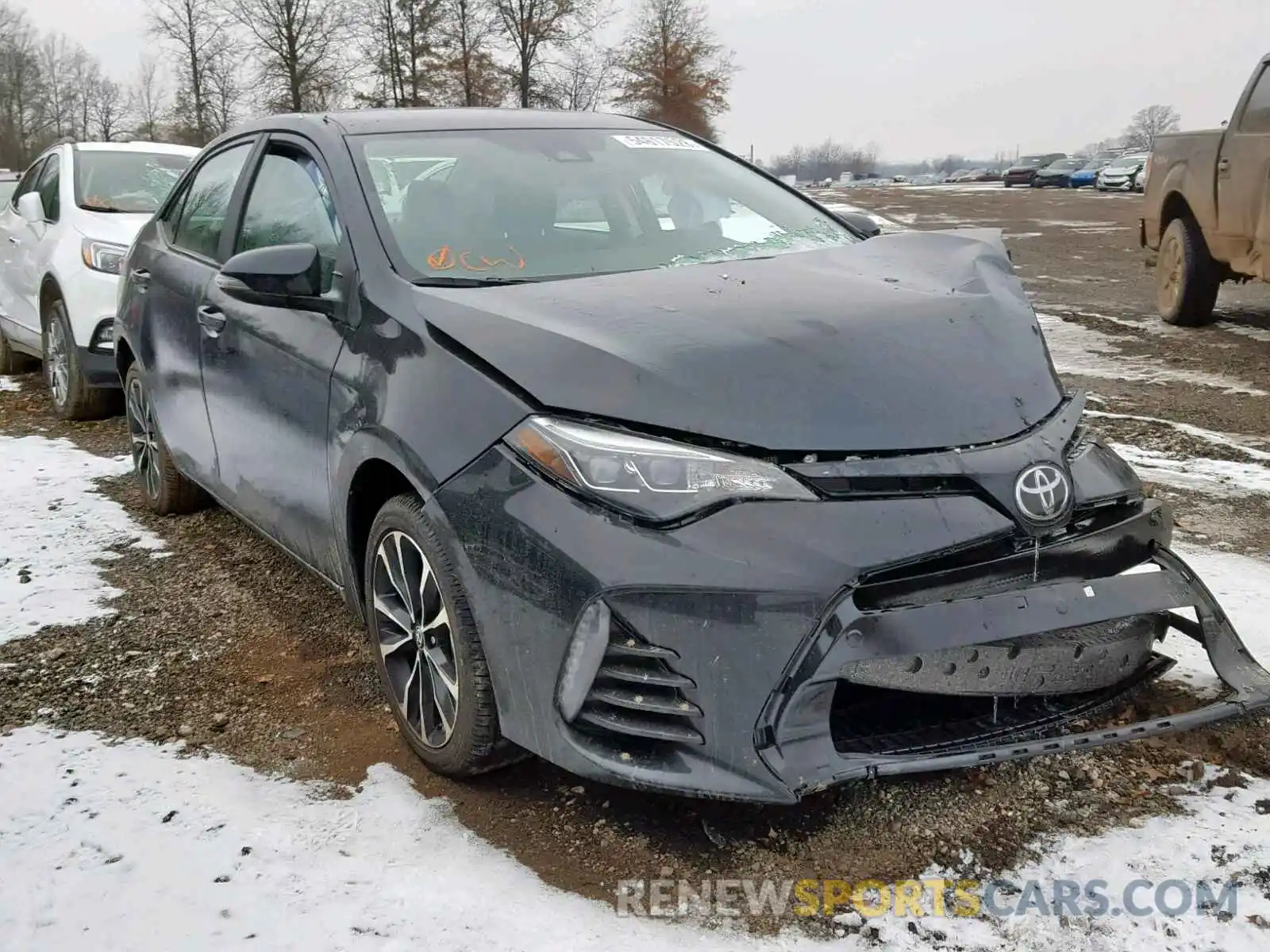 1 Photograph of a damaged car 2T1BURHE4KC179136 TOYOTA COROLLA 2019