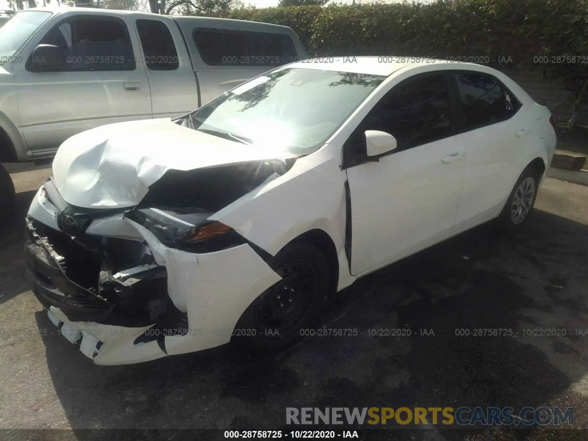 2 Photograph of a damaged car 2T1BURHE4KC179637 TOYOTA COROLLA 2019