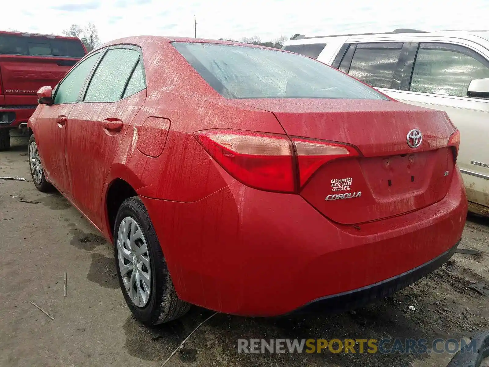 3 Photograph of a damaged car 2T1BURHE4KC180156 TOYOTA COROLLA 2019