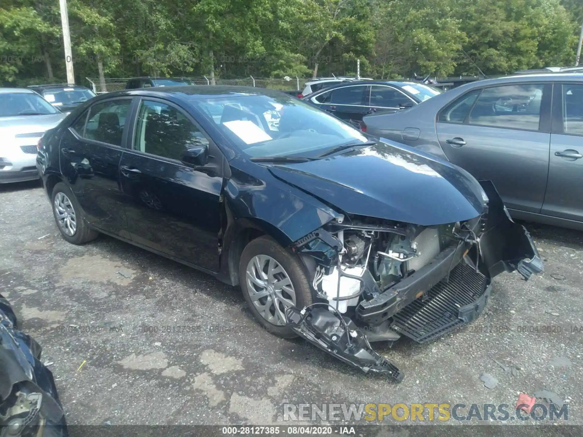 1 Photograph of a damaged car 2T1BURHE4KC181288 TOYOTA COROLLA 2019