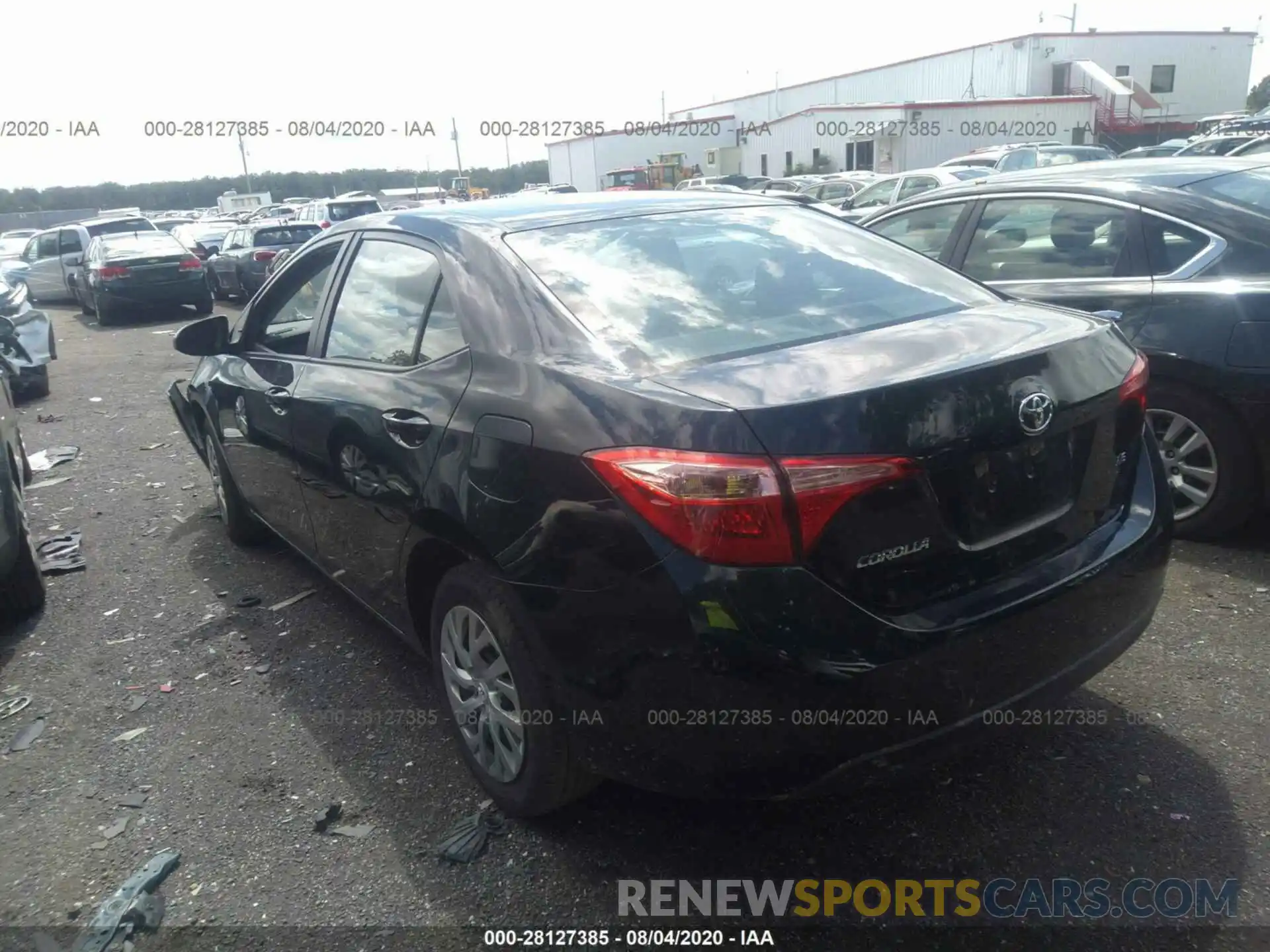 3 Photograph of a damaged car 2T1BURHE4KC181288 TOYOTA COROLLA 2019