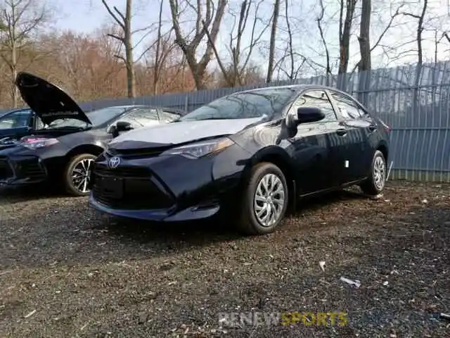 2 Photograph of a damaged car 2T1BURHE4KC181923 TOYOTA COROLLA 2019