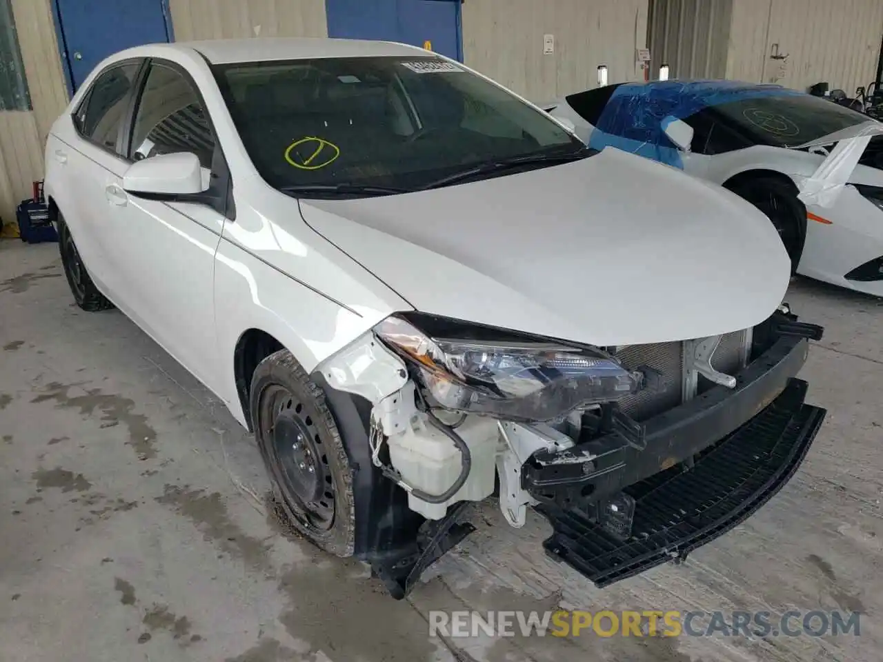 1 Photograph of a damaged car 2T1BURHE4KC182103 TOYOTA COROLLA 2019