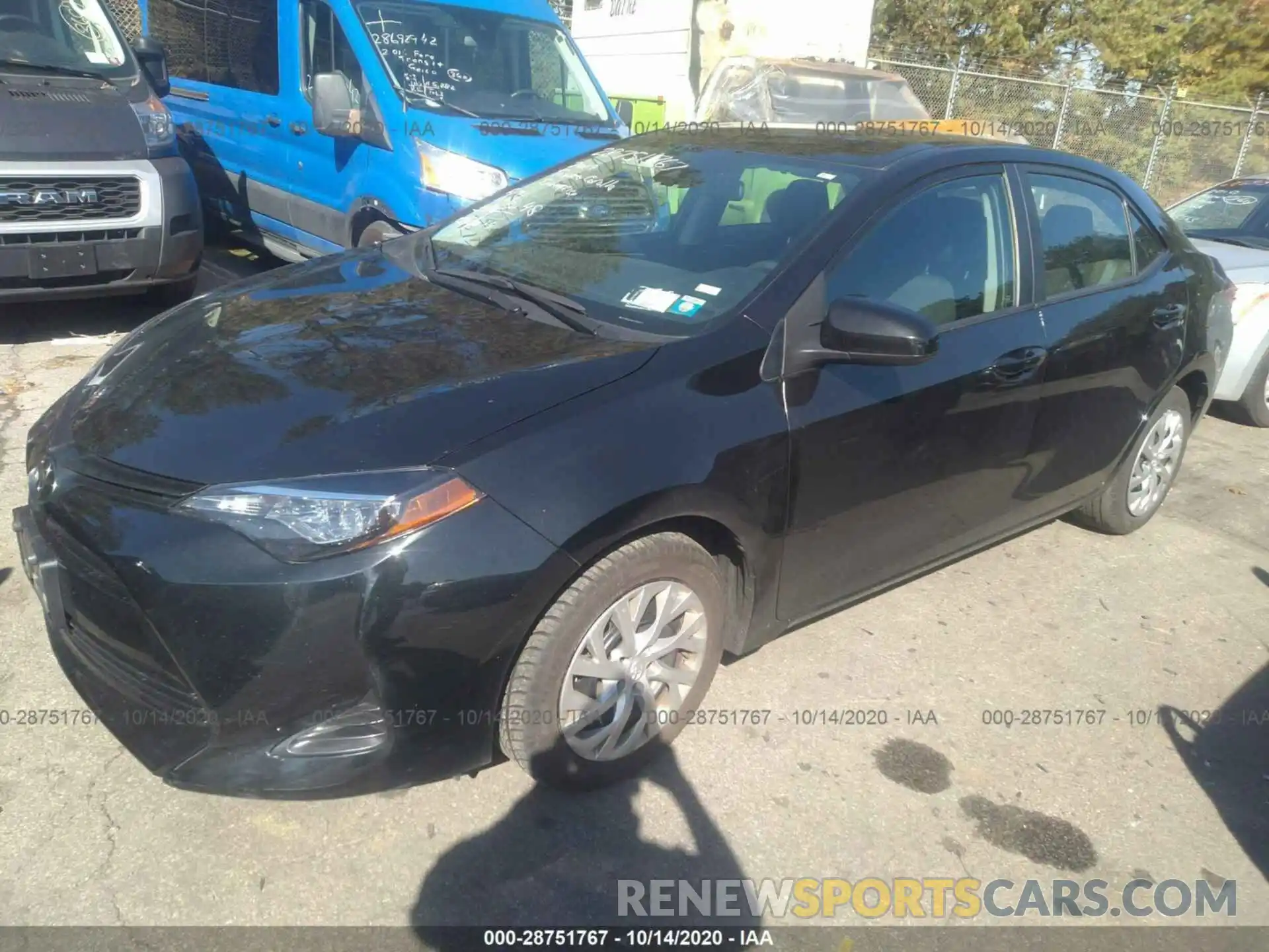 2 Photograph of a damaged car 2T1BURHE4KC182487 TOYOTA COROLLA 2019