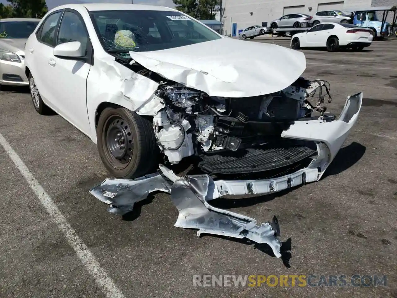 1 Photograph of a damaged car 2T1BURHE4KC183221 TOYOTA COROLLA 2019