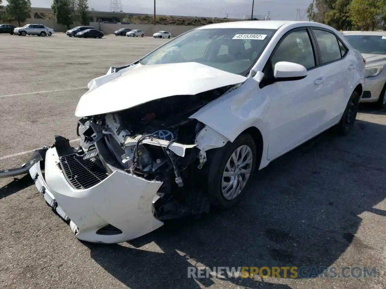 2 Photograph of a damaged car 2T1BURHE4KC183221 TOYOTA COROLLA 2019