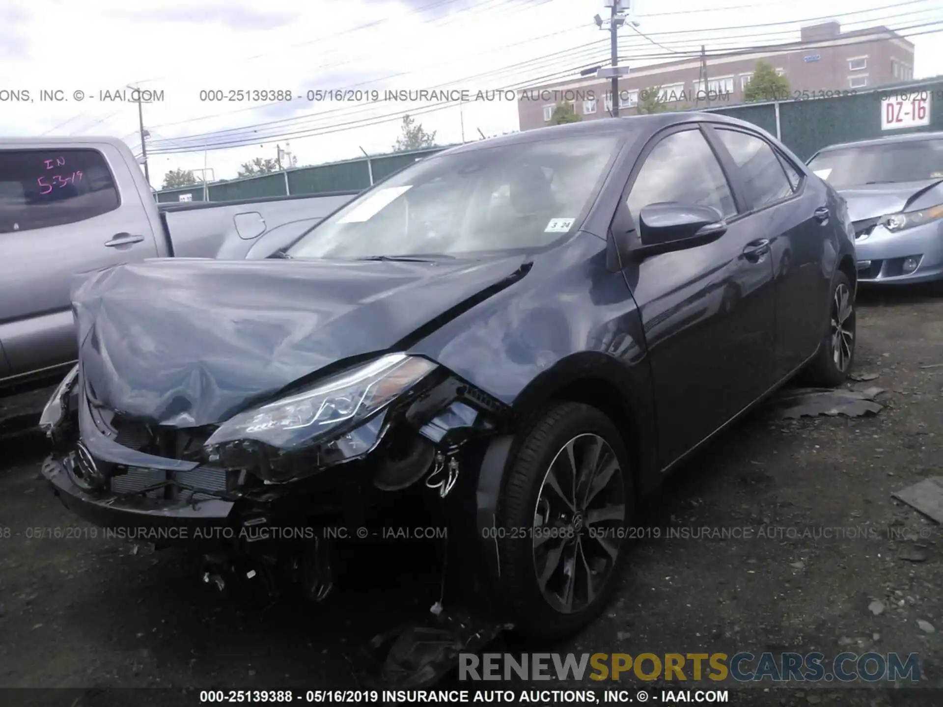 2 Photograph of a damaged car 2T1BURHE4KC183431 TOYOTA COROLLA 2019