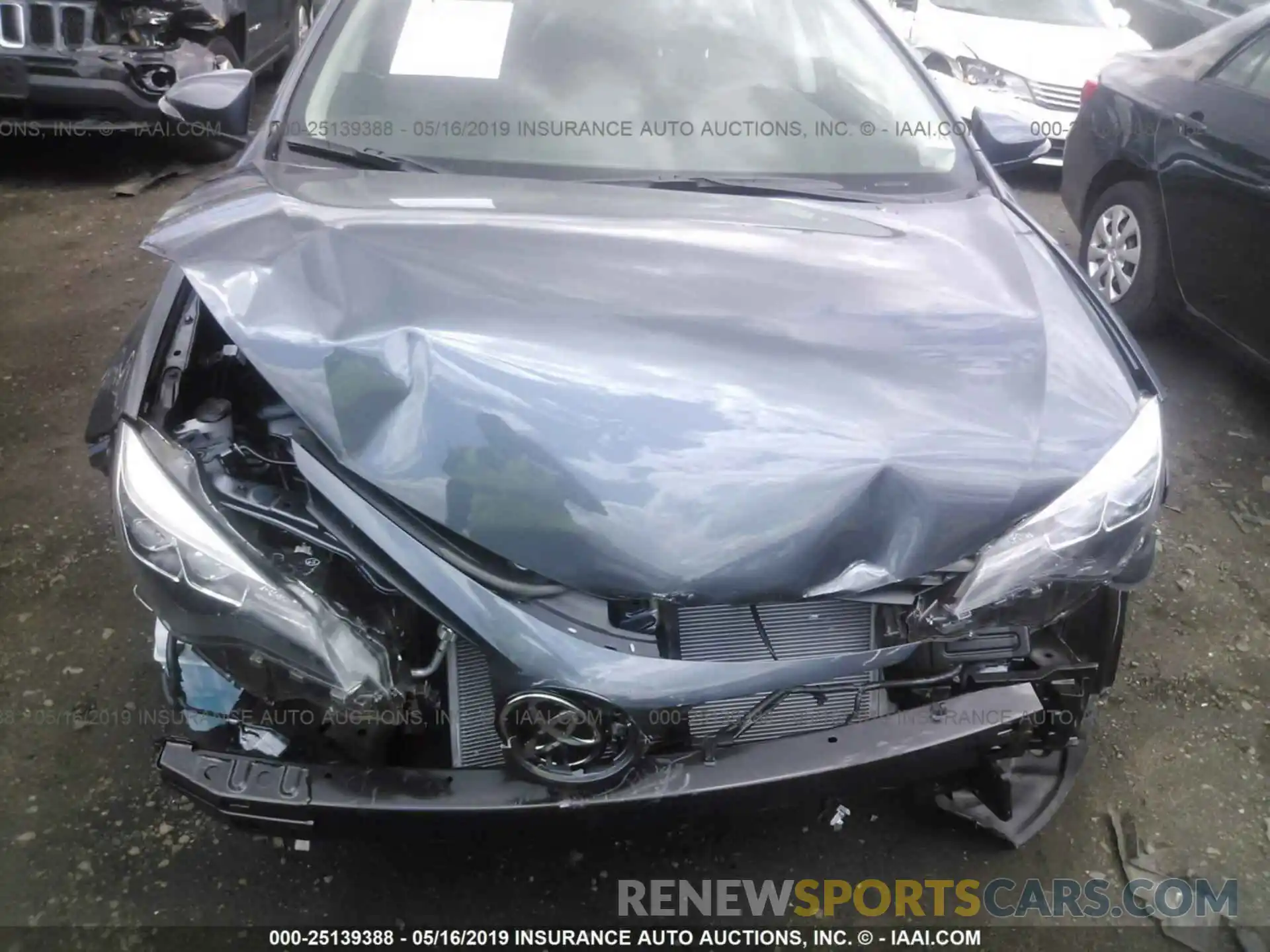 6 Photograph of a damaged car 2T1BURHE4KC183431 TOYOTA COROLLA 2019