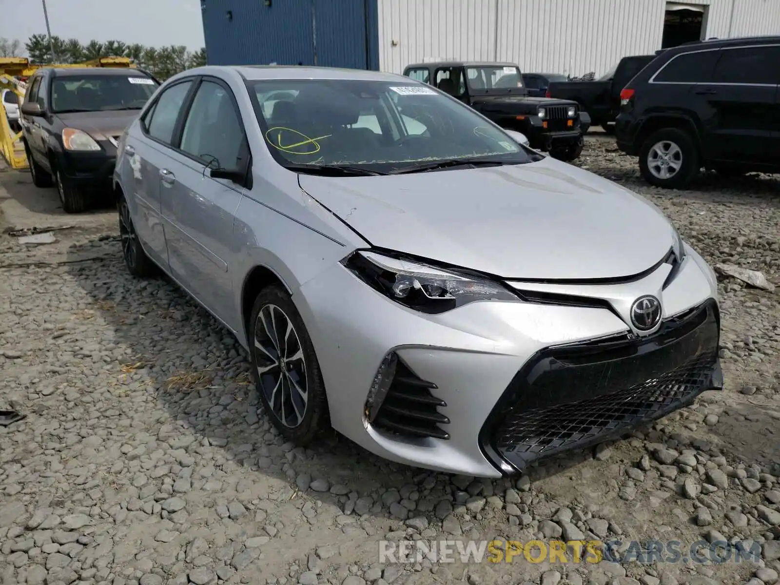 1 Photograph of a damaged car 2T1BURHE4KC183624 TOYOTA COROLLA 2019