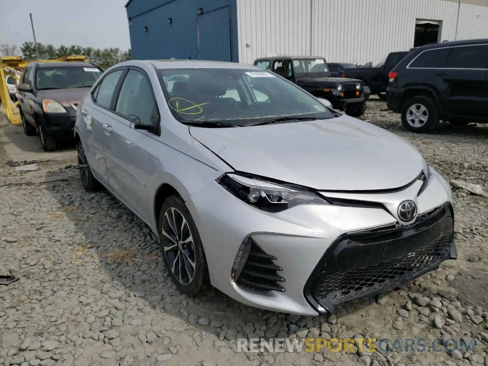 9 Photograph of a damaged car 2T1BURHE4KC183624 TOYOTA COROLLA 2019