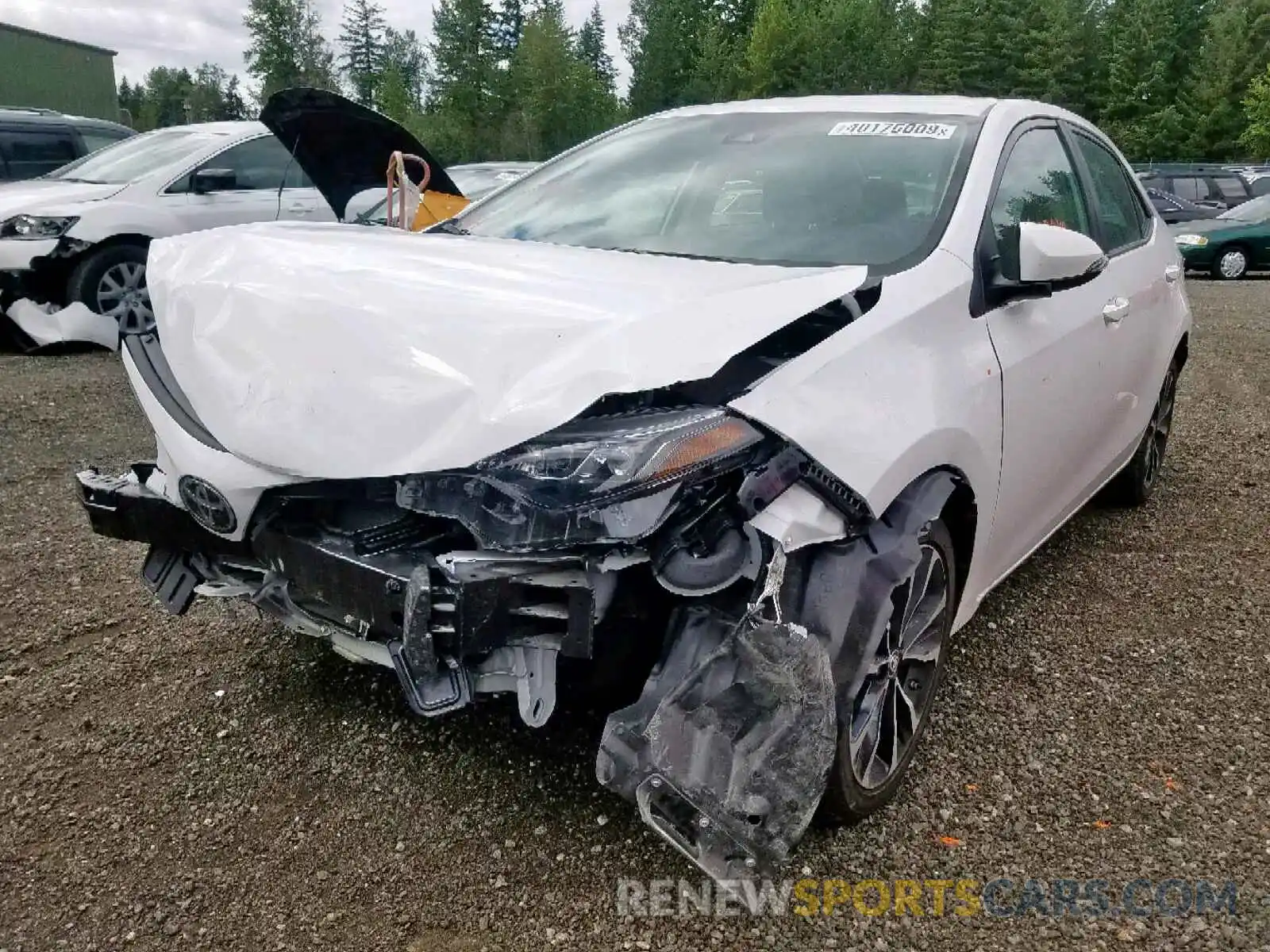 2 Photograph of a damaged car 2T1BURHE4KC183641 TOYOTA COROLLA 2019