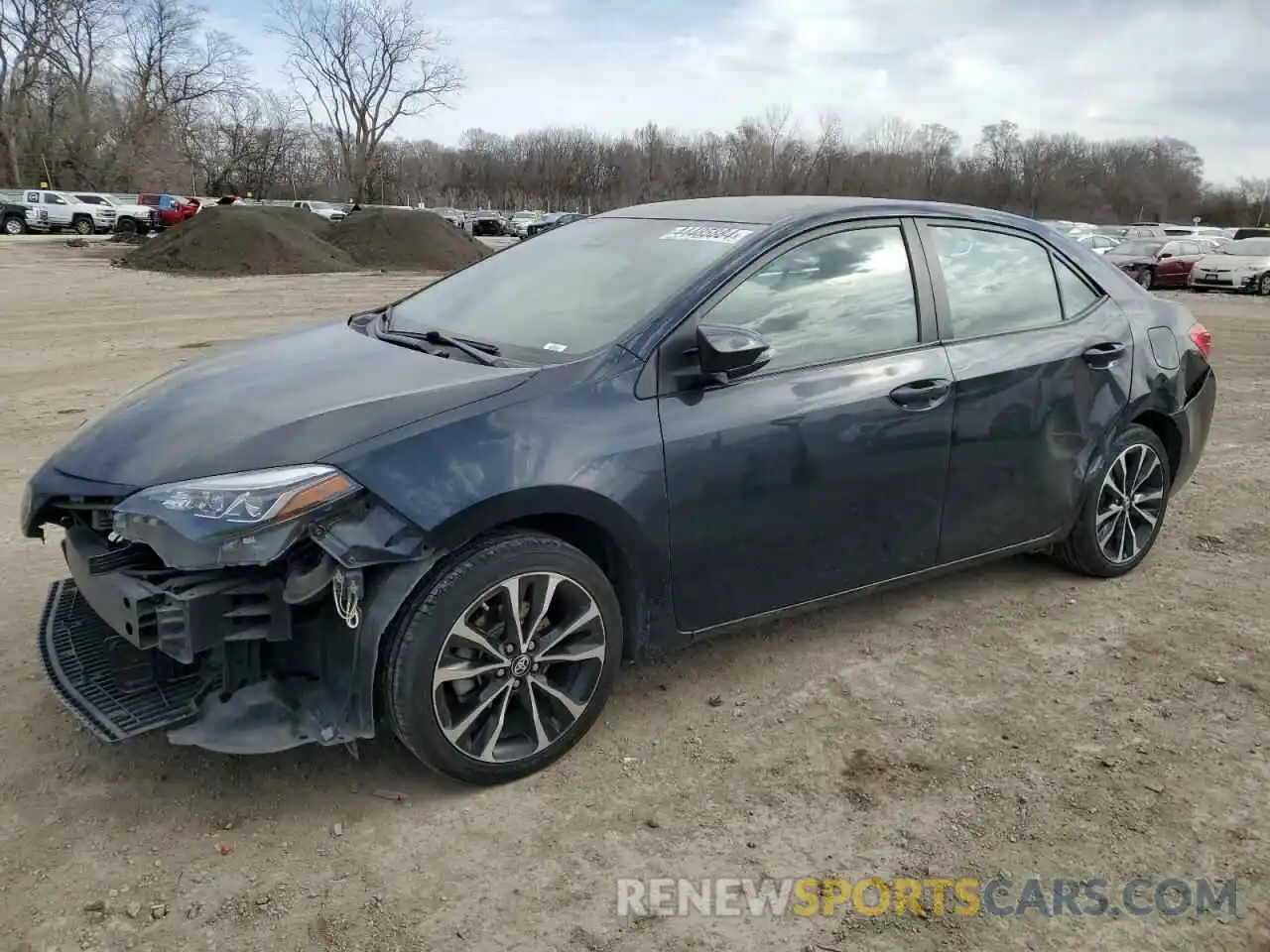 1 Photograph of a damaged car 2T1BURHE4KC183672 TOYOTA COROLLA 2019