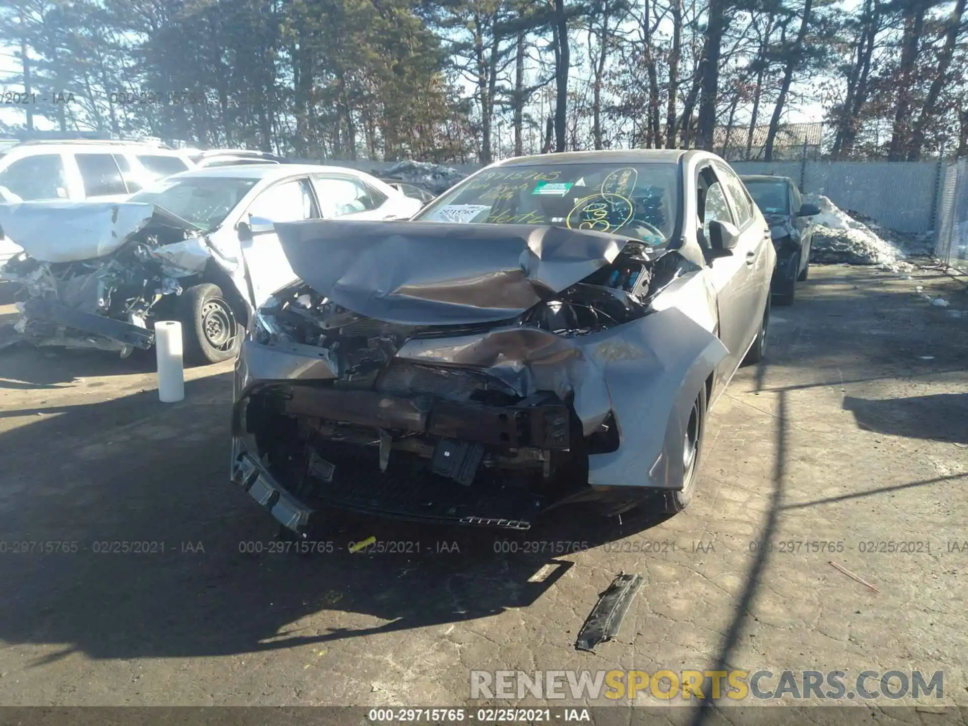 6 Photograph of a damaged car 2T1BURHE4KC184045 TOYOTA COROLLA 2019