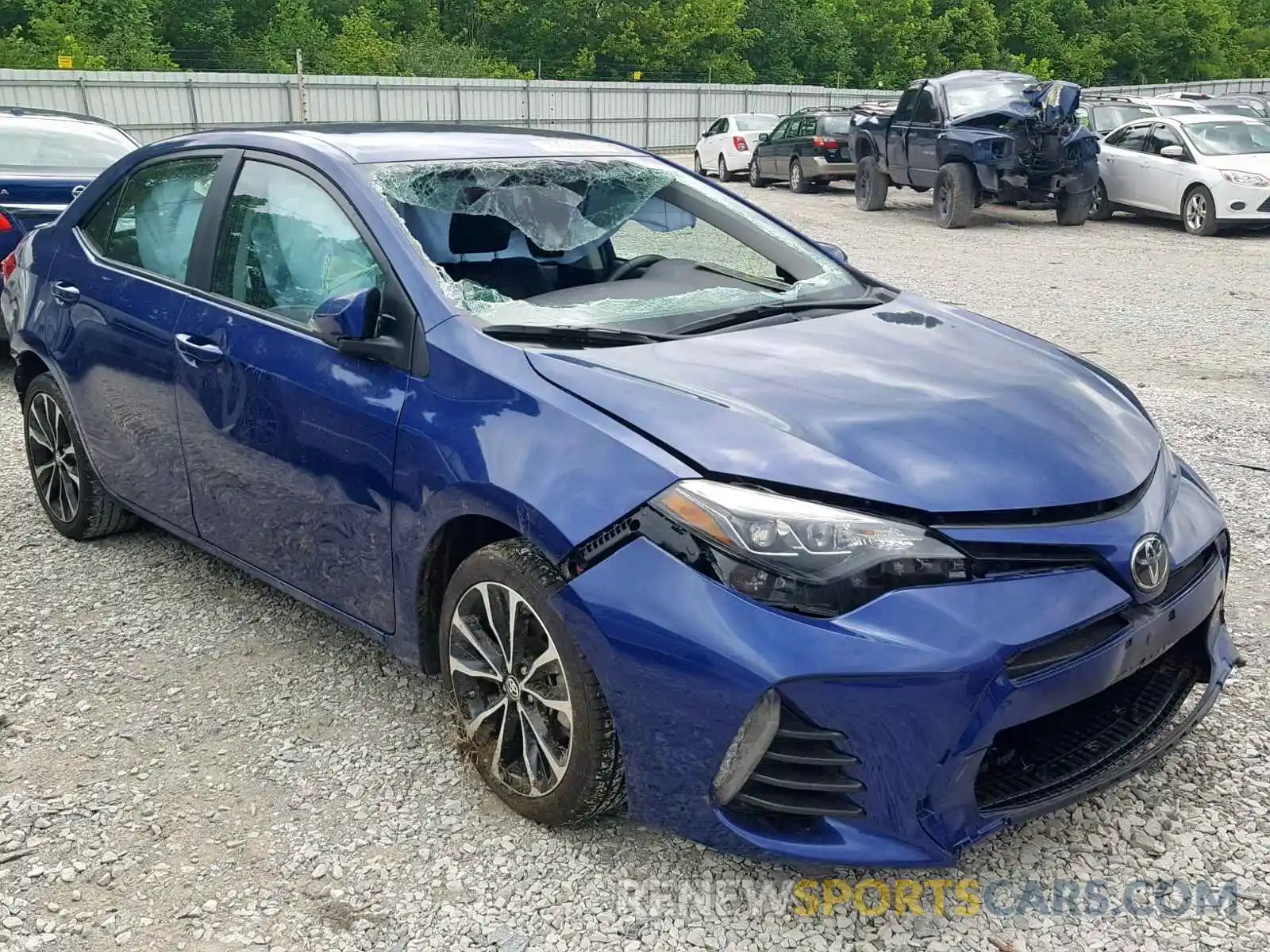 9 Photograph of a damaged car 2T1BURHE4KC184451 TOYOTA COROLLA 2019