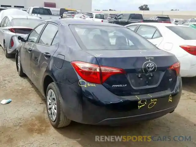 3 Photograph of a damaged car 2T1BURHE4KC184708 TOYOTA COROLLA 2019