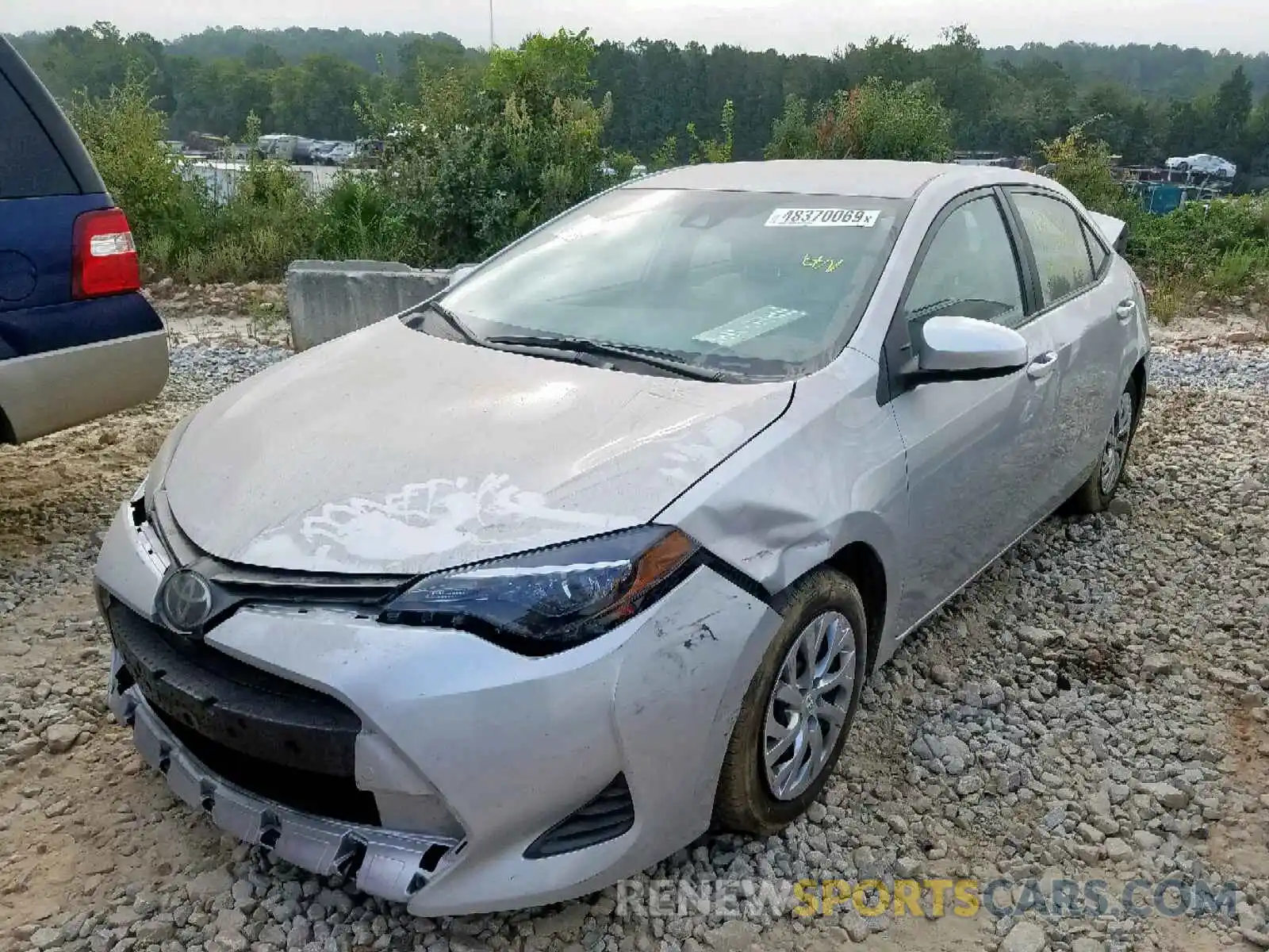 2 Photograph of a damaged car 2T1BURHE4KC185129 TOYOTA COROLLA 2019