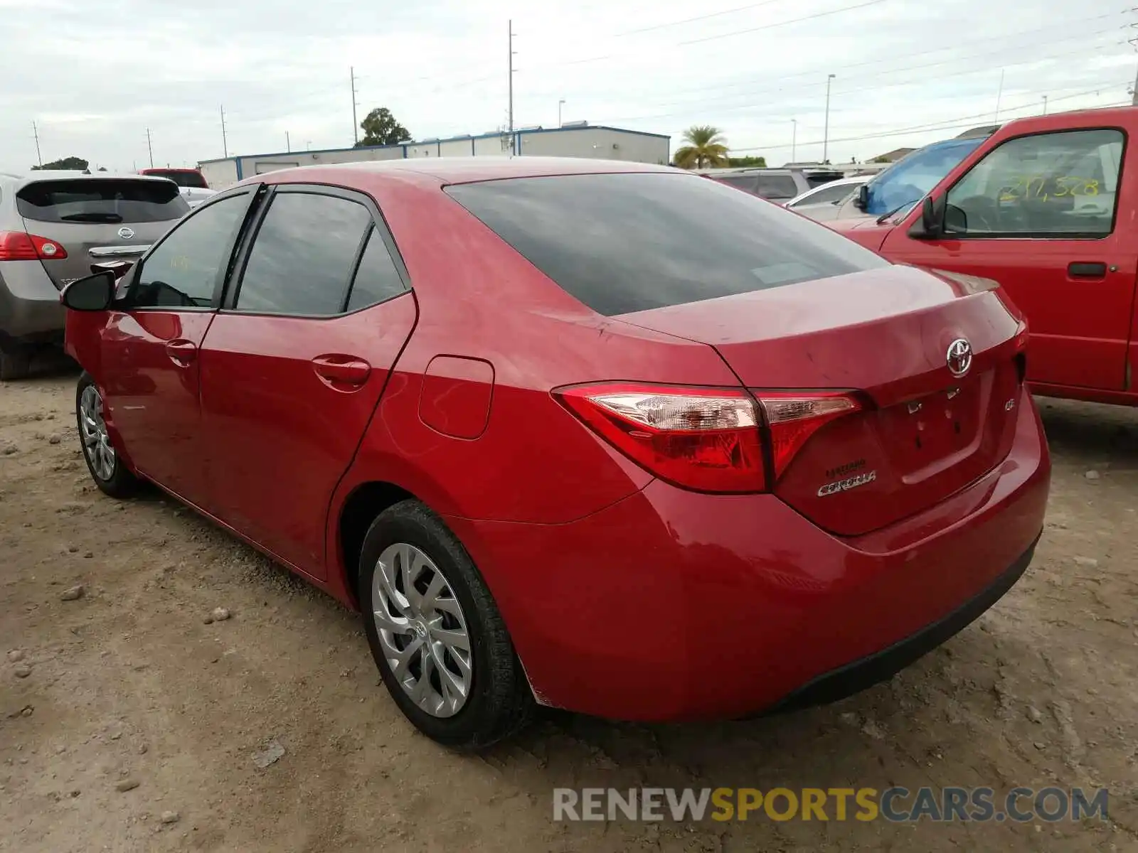 3 Photograph of a damaged car 2T1BURHE4KC185132 TOYOTA COROLLA 2019