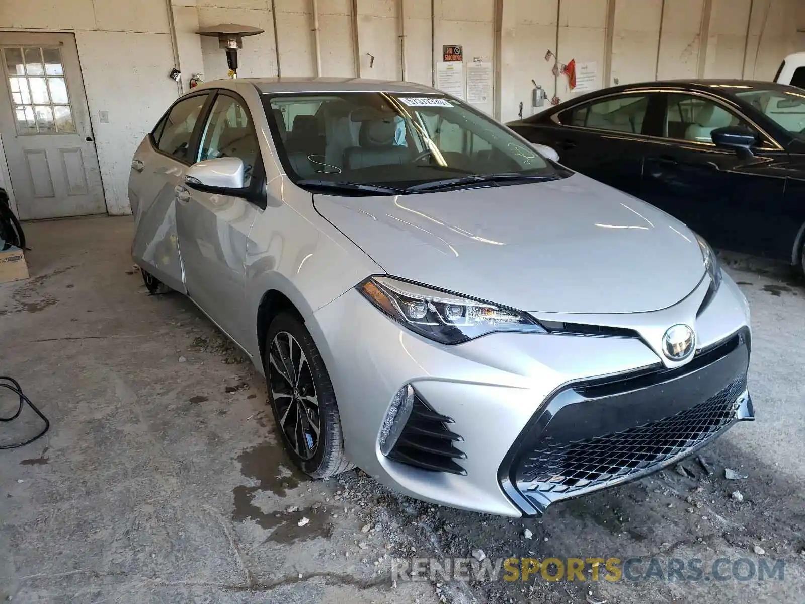 1 Photograph of a damaged car 2T1BURHE4KC185745 TOYOTA COROLLA 2019