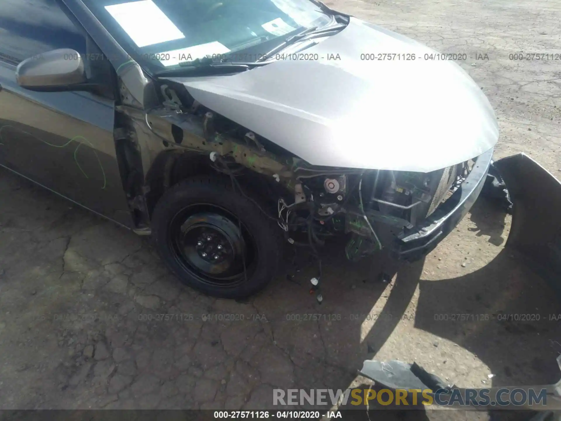 6 Photograph of a damaged car 2T1BURHE4KC186104 TOYOTA COROLLA 2019