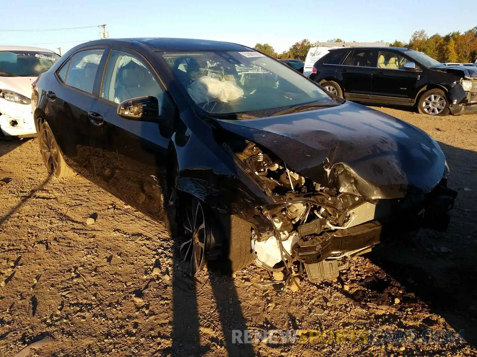 1 Photograph of a damaged car 2T1BURHE4KC186359 TOYOTA COROLLA 2019