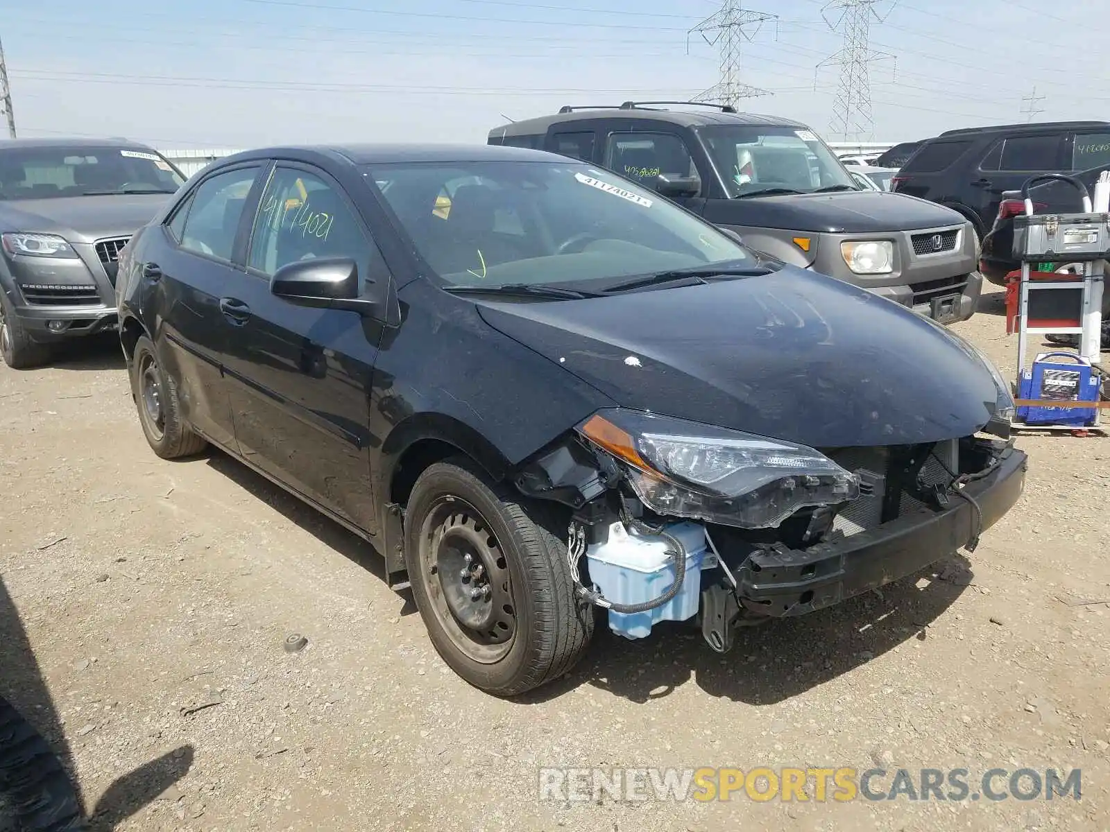 1 Photograph of a damaged car 2T1BURHE4KC187799 TOYOTA COROLLA 2019