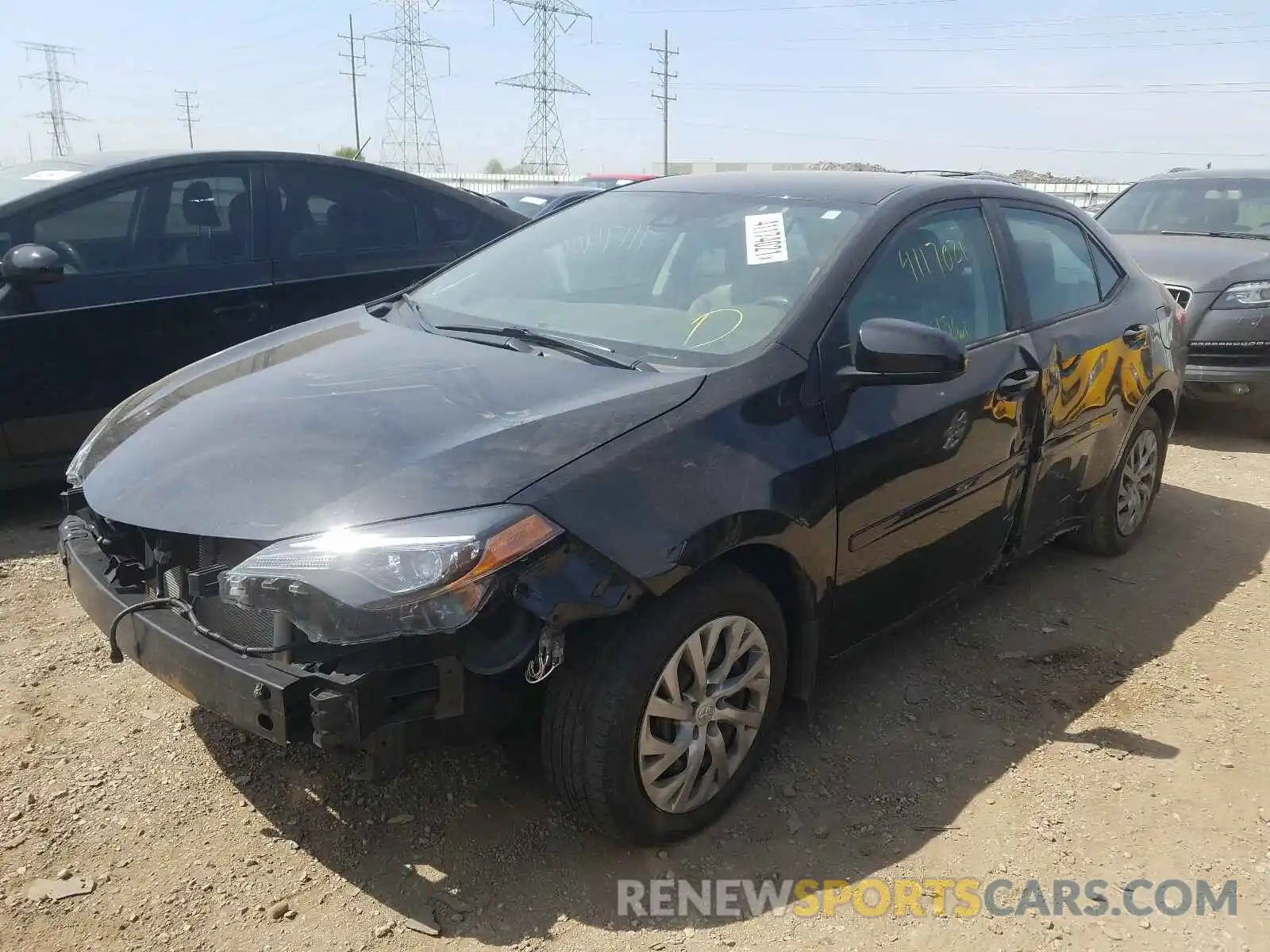 2 Photograph of a damaged car 2T1BURHE4KC187799 TOYOTA COROLLA 2019