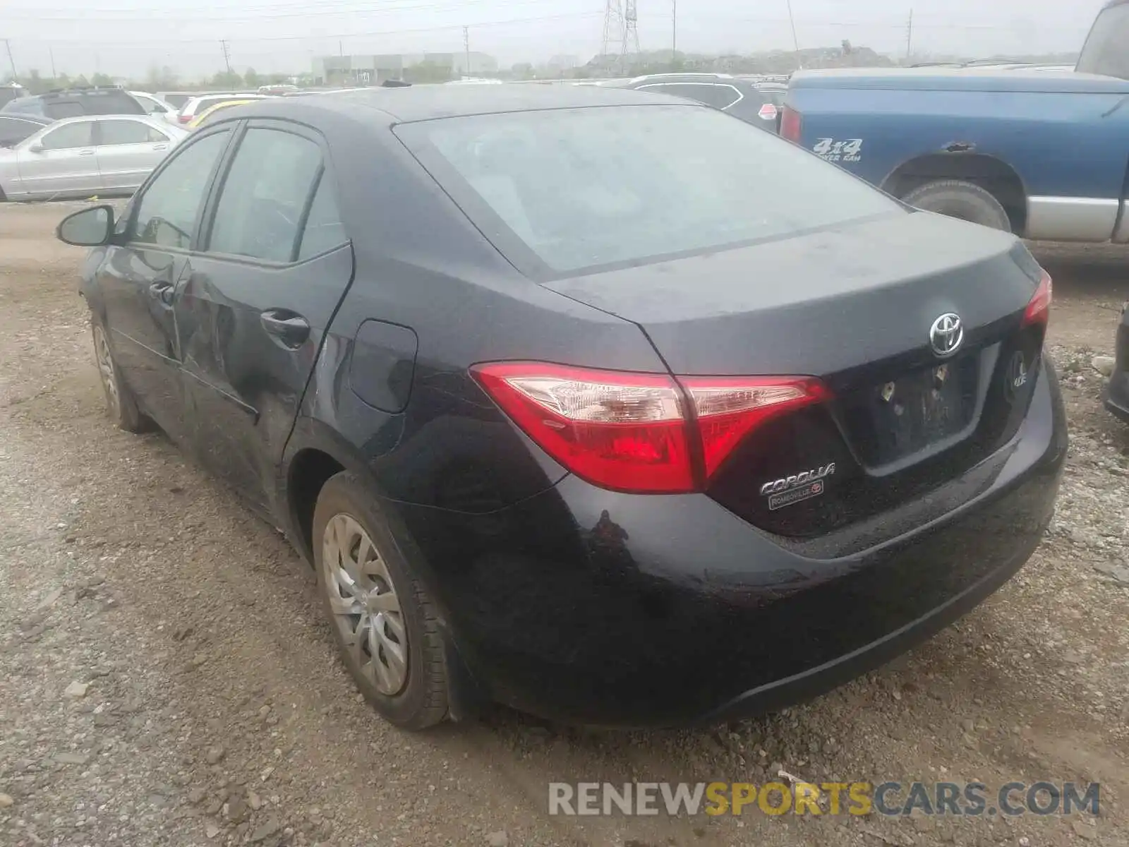 3 Photograph of a damaged car 2T1BURHE4KC187799 TOYOTA COROLLA 2019