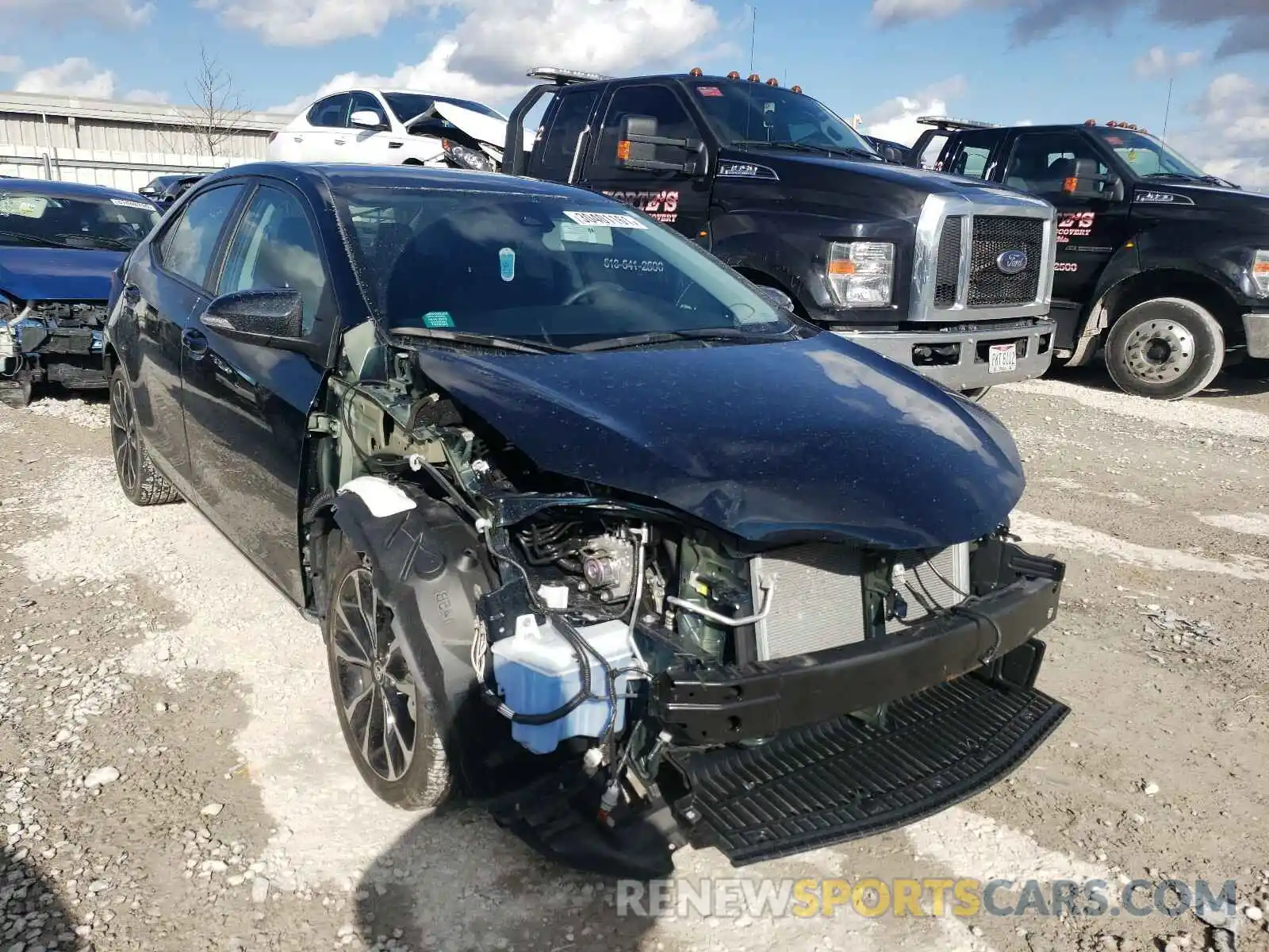 1 Фотография поврежденного автомобиля 2T1BURHE4KC188094 TOYOTA COROLLA 2019
