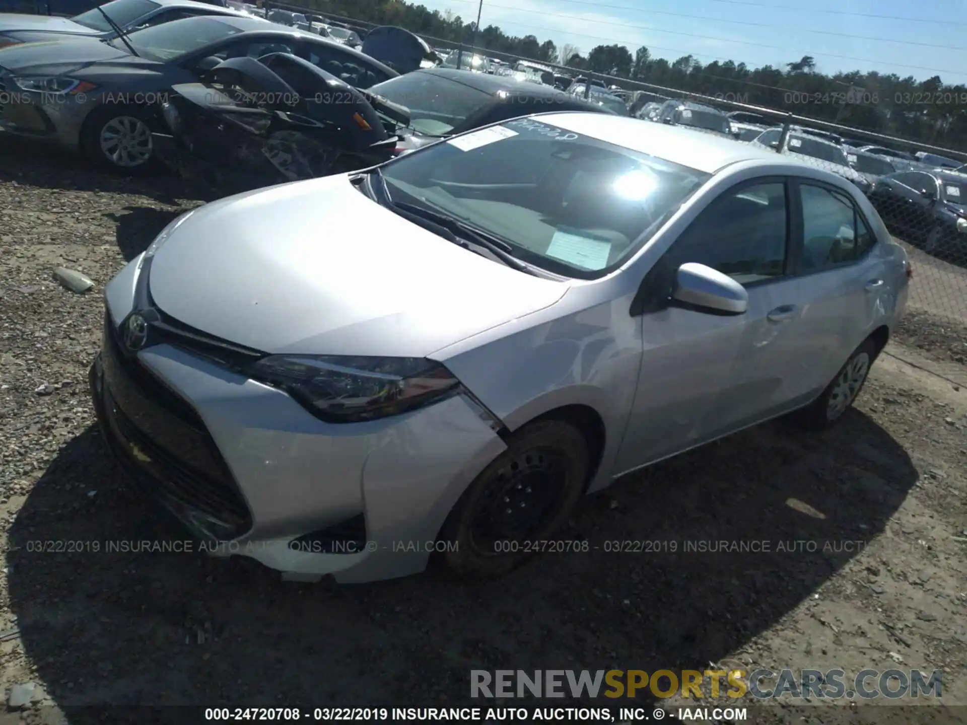 2 Photograph of a damaged car 2T1BURHE4KC188130 TOYOTA COROLLA 2019