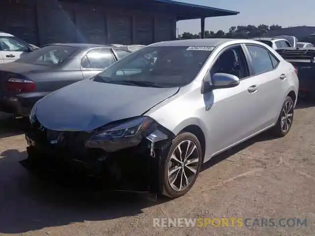 2 Photograph of a damaged car 2T1BURHE4KC188273 TOYOTA COROLLA 2019