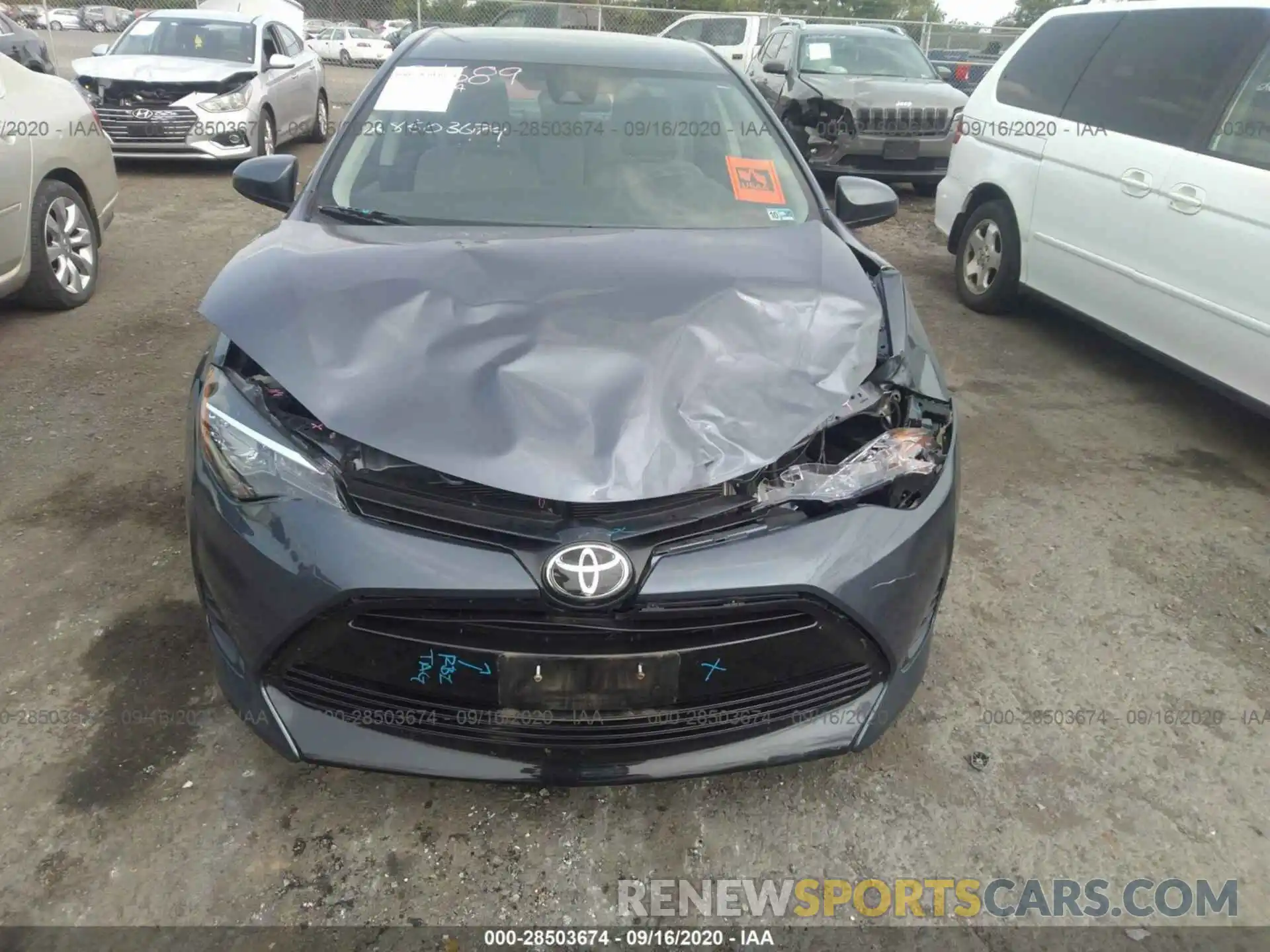 6 Photograph of a damaged car 2T1BURHE4KC188550 TOYOTA COROLLA 2019