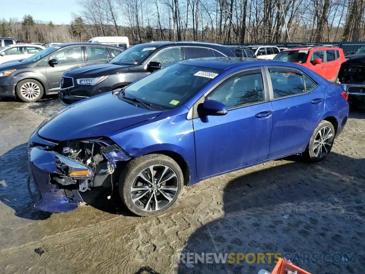 1 Photograph of a damaged car 2T1BURHE4KC189228 TOYOTA COROLLA 2019