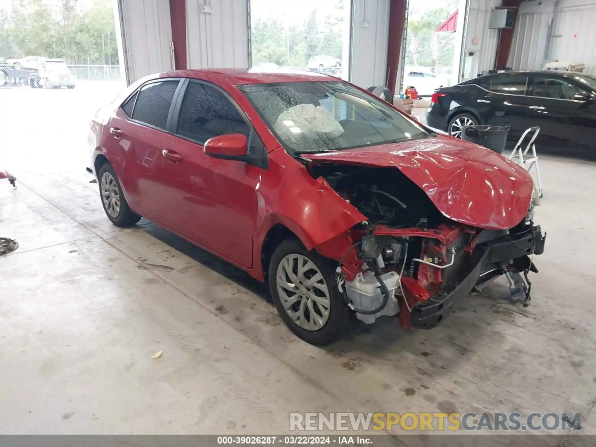 1 Photograph of a damaged car 2T1BURHE4KC189486 TOYOTA COROLLA 2019