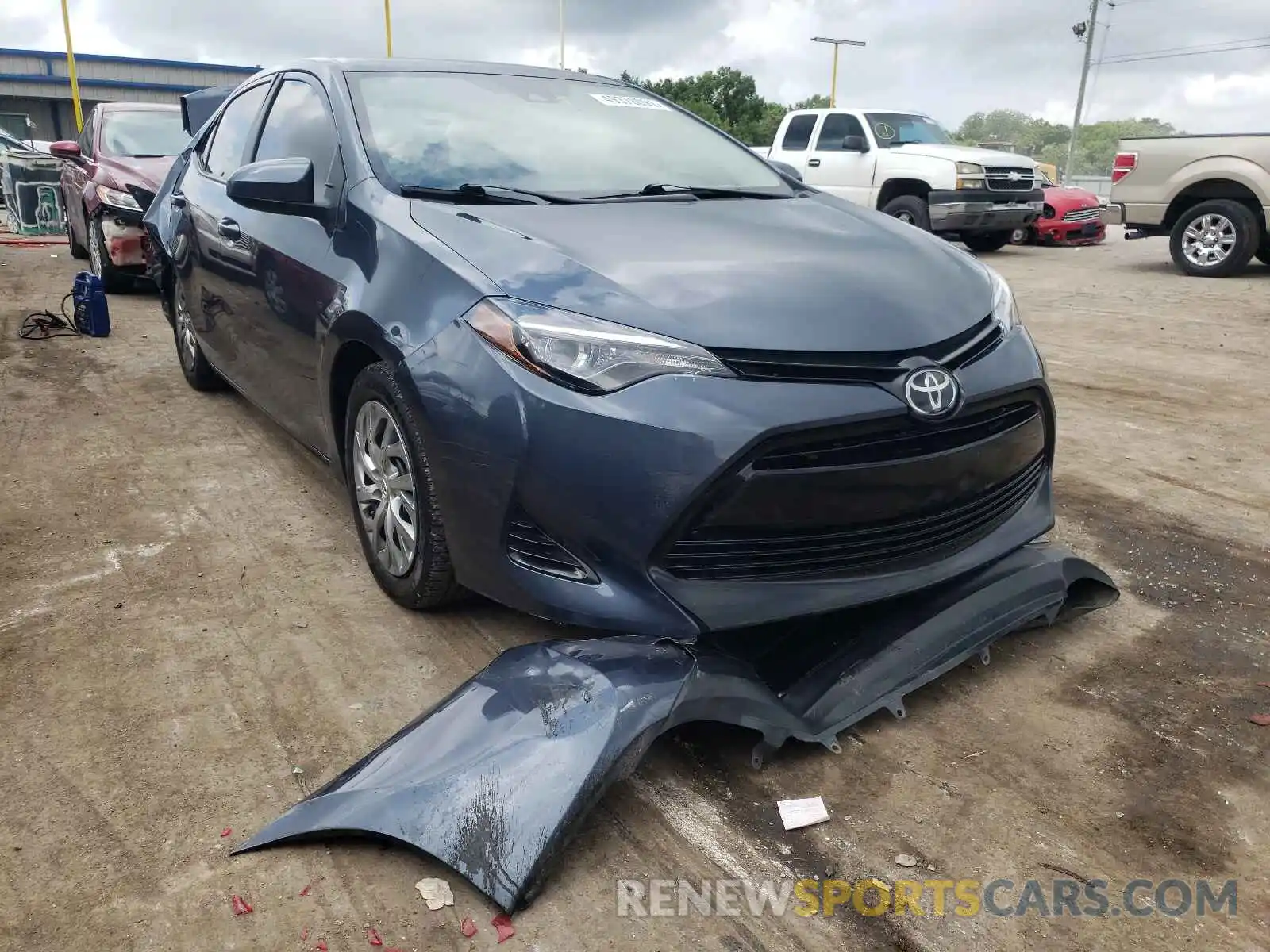 1 Photograph of a damaged car 2T1BURHE4KC189665 TOYOTA COROLLA 2019