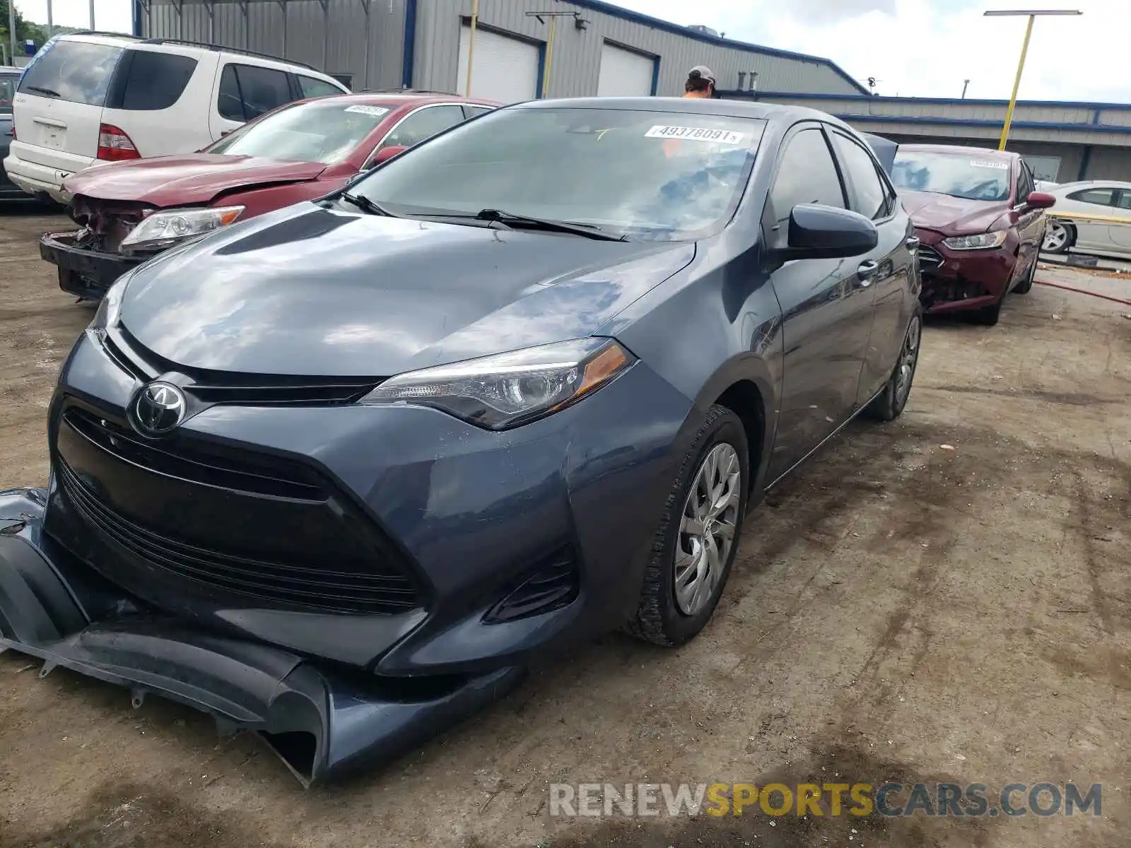 2 Photograph of a damaged car 2T1BURHE4KC189665 TOYOTA COROLLA 2019