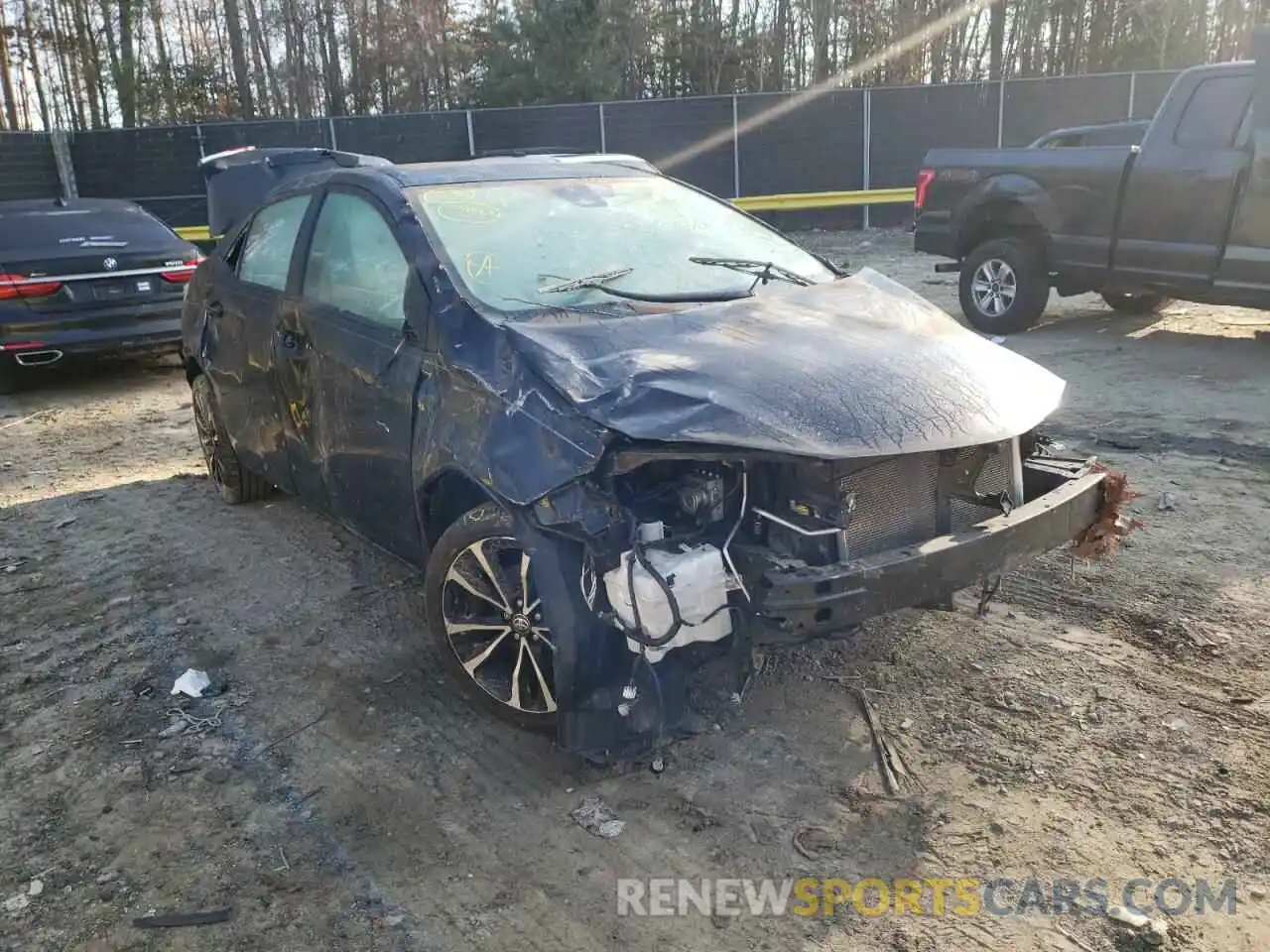 1 Photograph of a damaged car 2T1BURHE4KC189732 TOYOTA COROLLA 2019