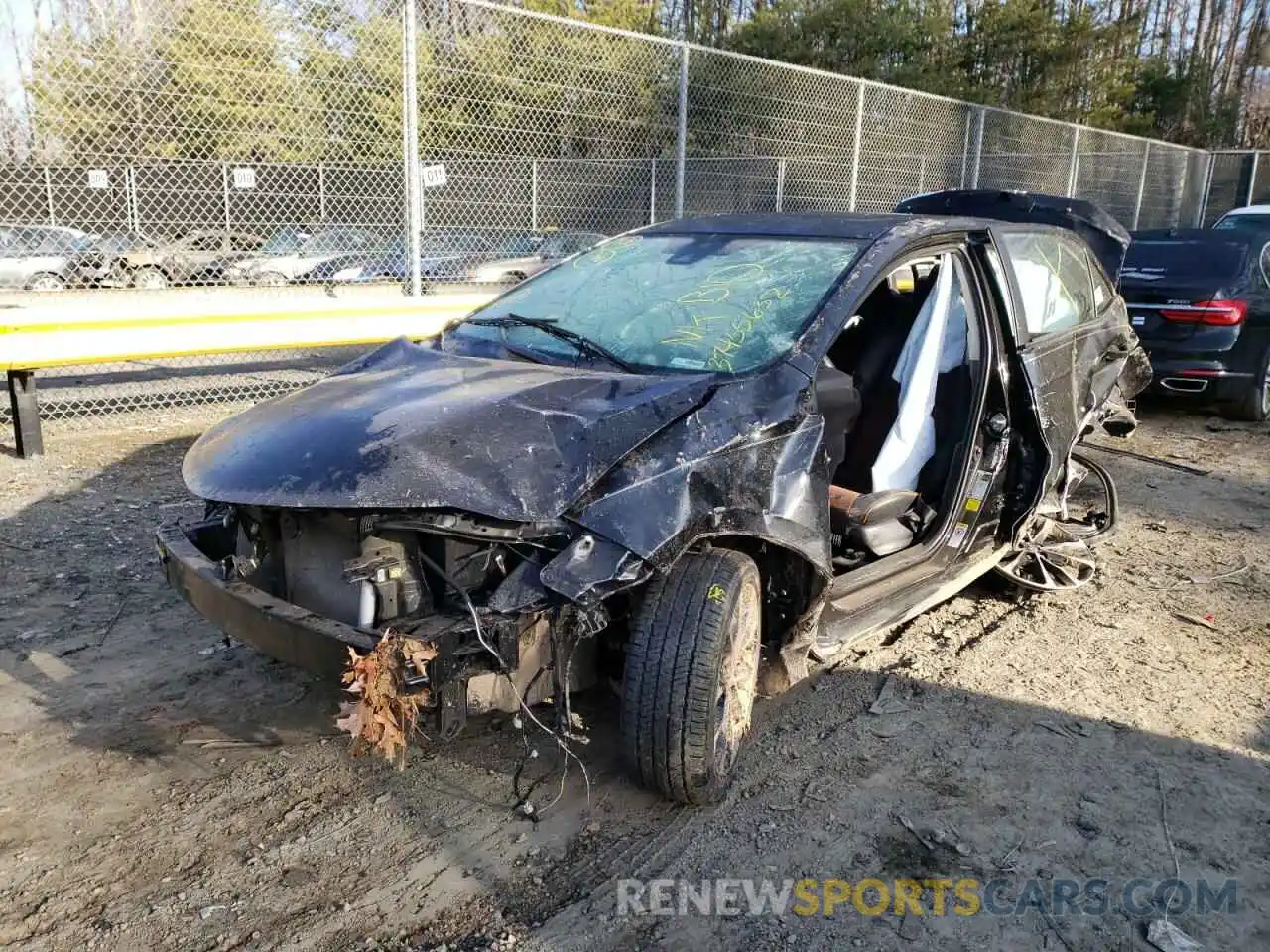 2 Photograph of a damaged car 2T1BURHE4KC189732 TOYOTA COROLLA 2019