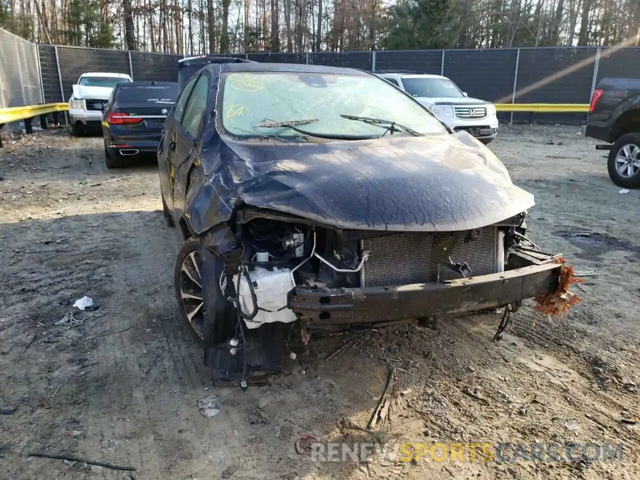 9 Photograph of a damaged car 2T1BURHE4KC189732 TOYOTA COROLLA 2019