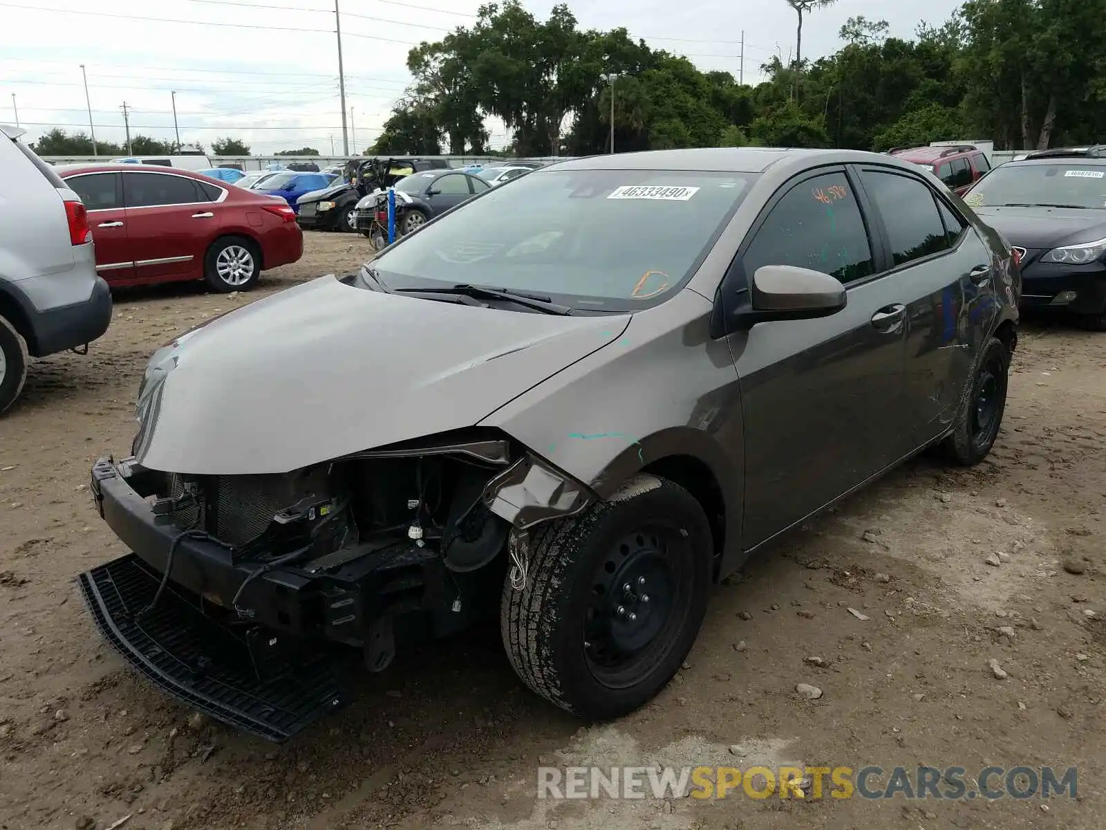 2 Photograph of a damaged car 2T1BURHE4KC190301 TOYOTA COROLLA 2019