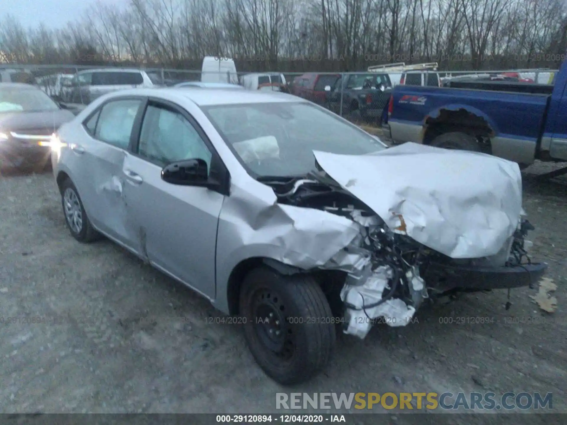 1 Photograph of a damaged car 2T1BURHE4KC190640 TOYOTA COROLLA 2019