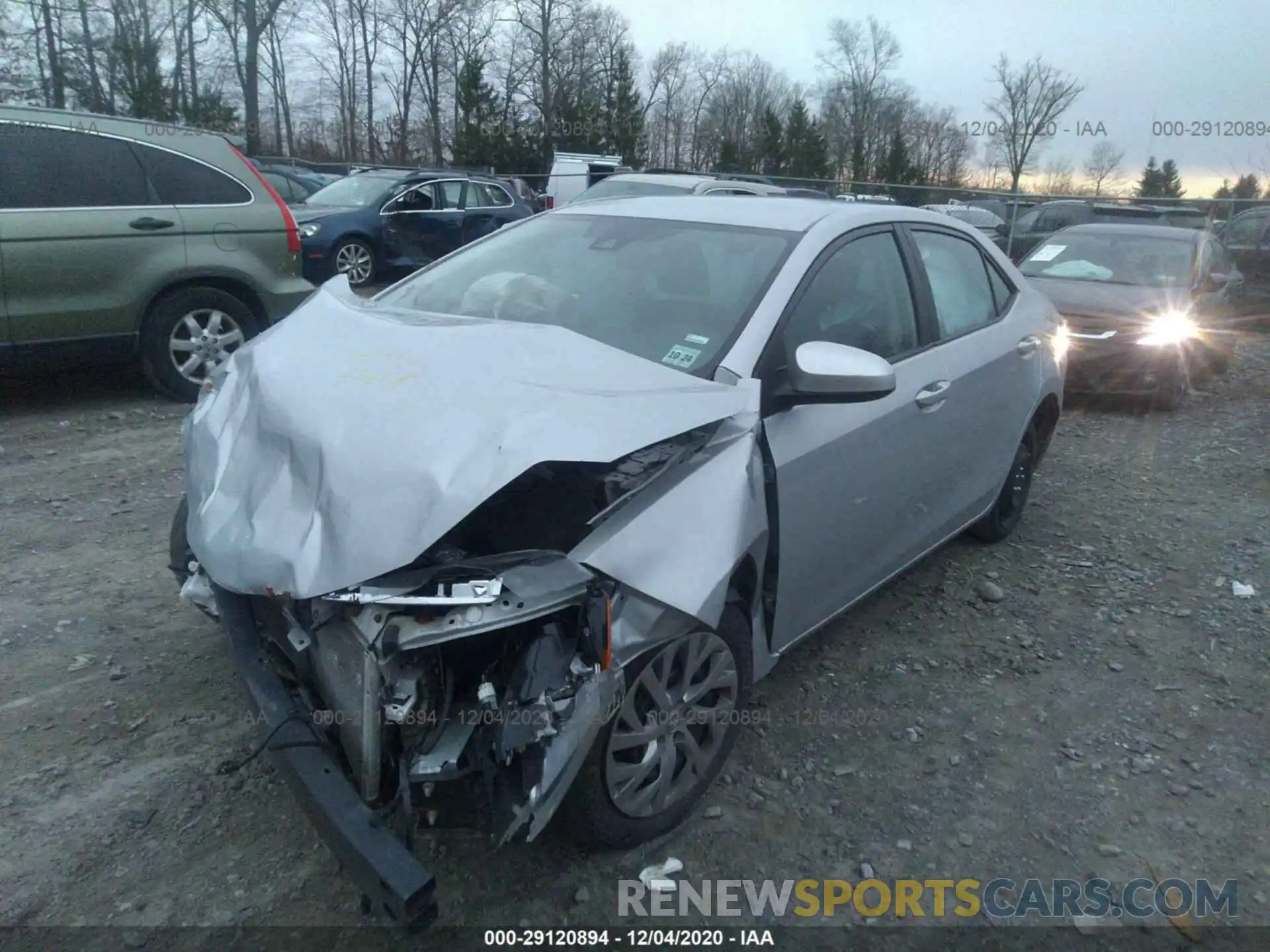 2 Photograph of a damaged car 2T1BURHE4KC190640 TOYOTA COROLLA 2019