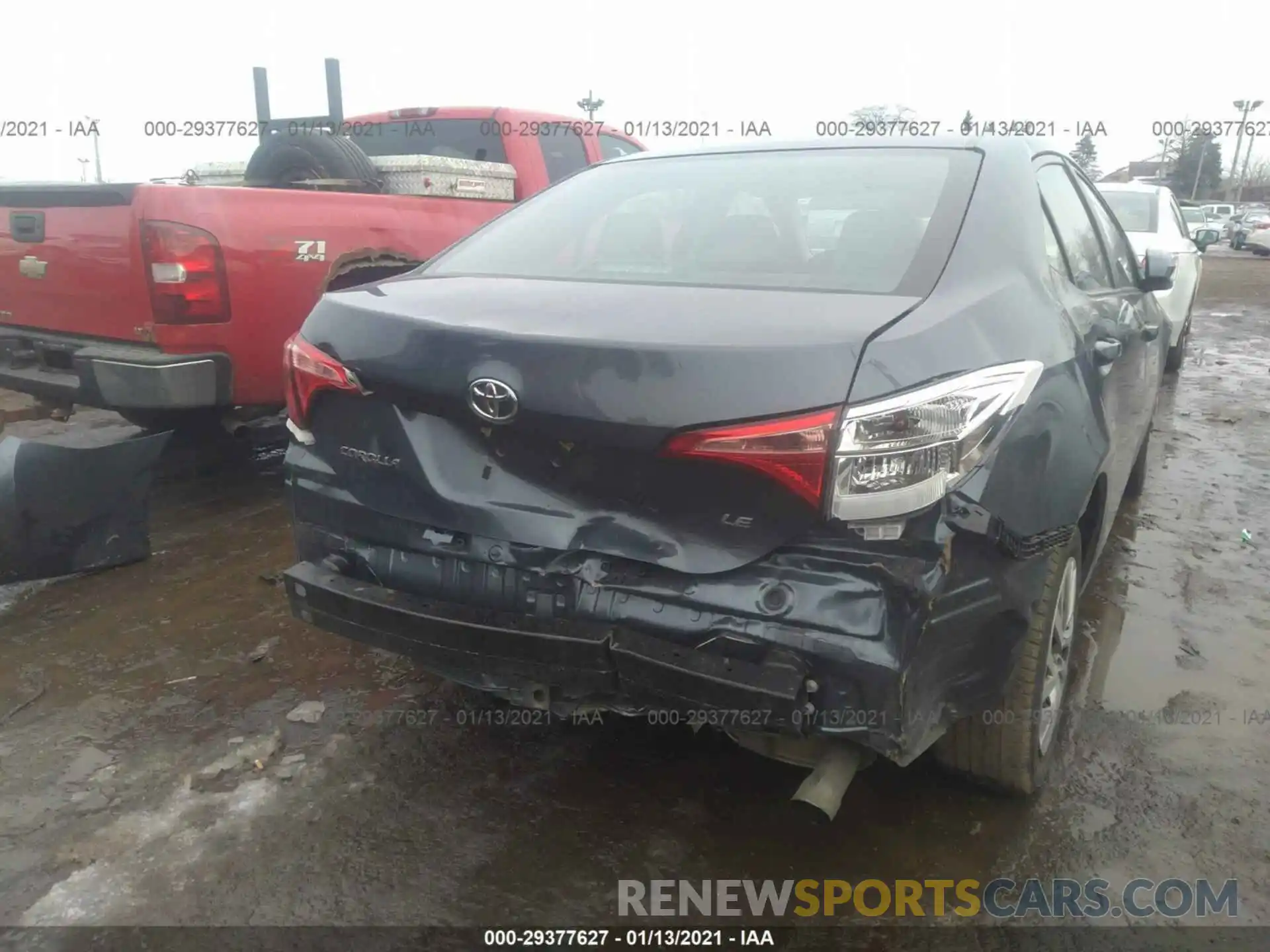 6 Фотография поврежденного автомобиля 2T1BURHE4KC191335 TOYOTA COROLLA 2019