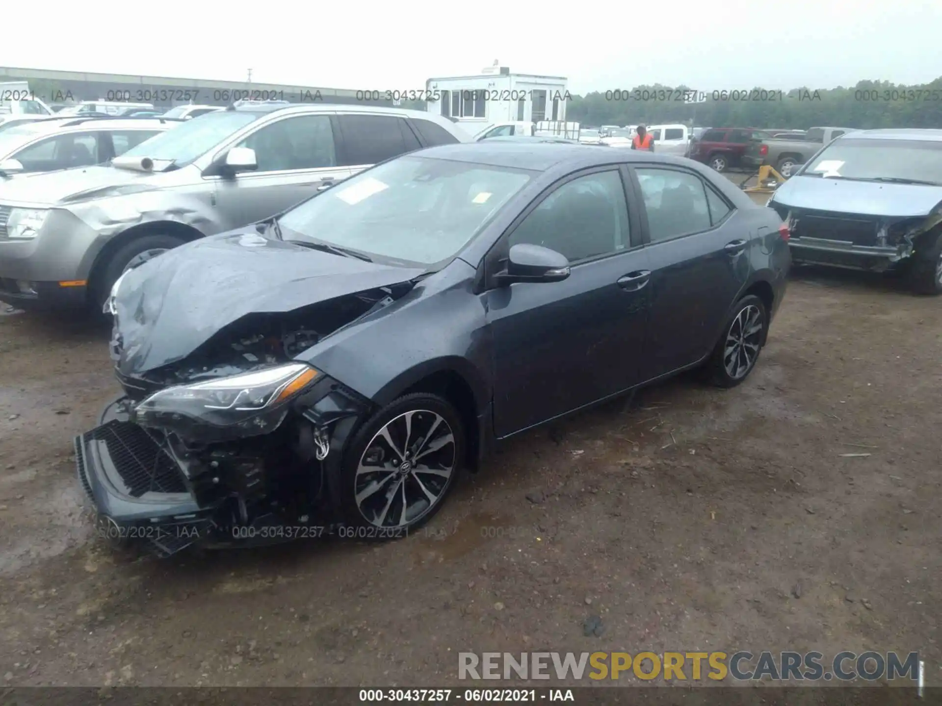 2 Photograph of a damaged car 2T1BURHE4KC191562 TOYOTA COROLLA 2019