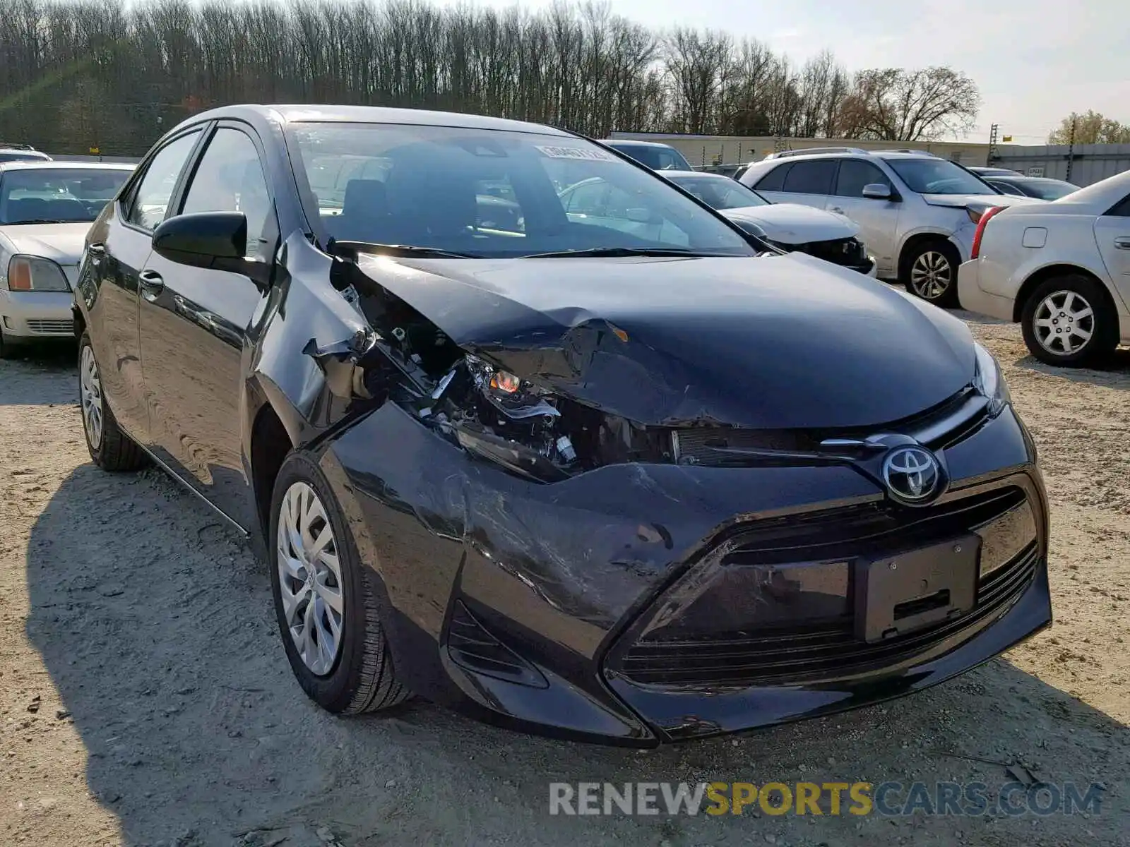 1 Photograph of a damaged car 2T1BURHE4KC192985 TOYOTA COROLLA 2019