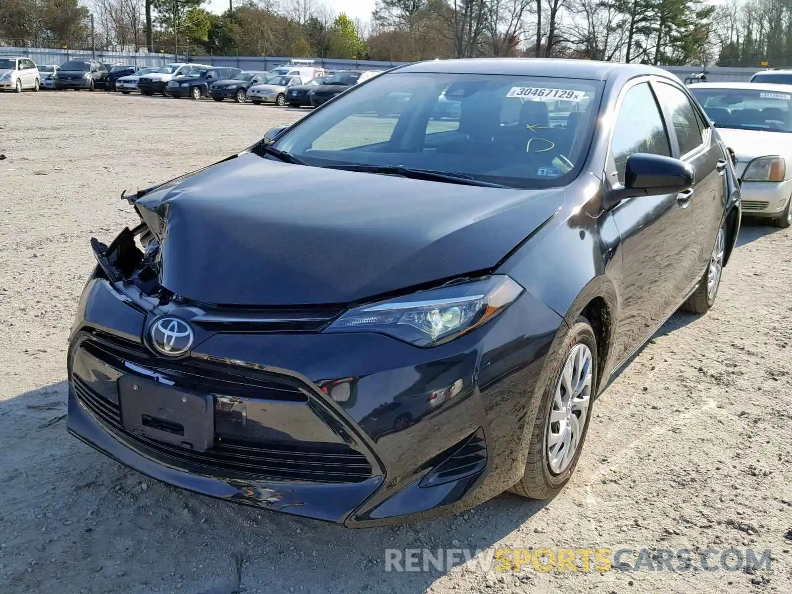 2 Photograph of a damaged car 2T1BURHE4KC192985 TOYOTA COROLLA 2019