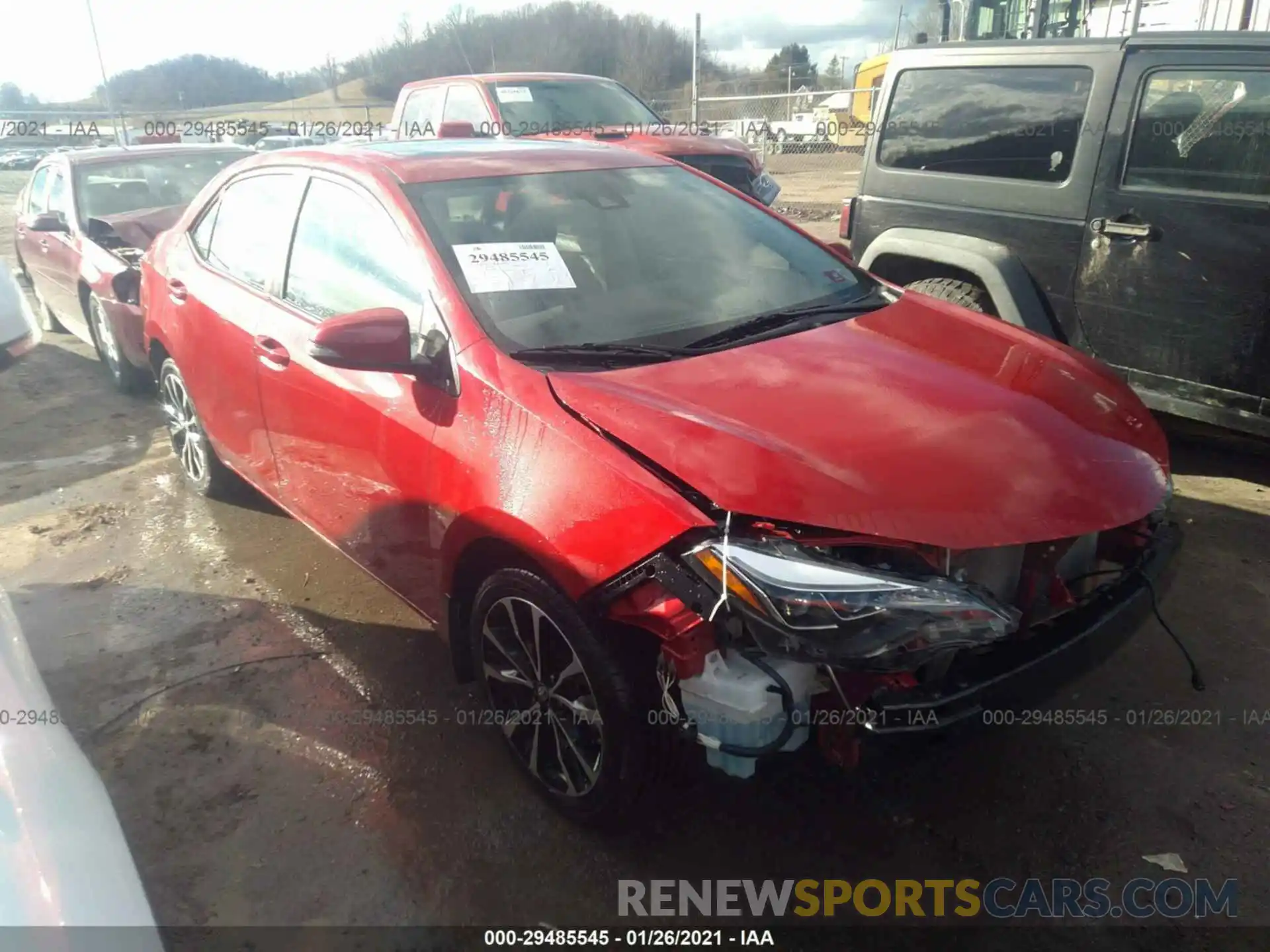 1 Photograph of a damaged car 2T1BURHE4KC194087 TOYOTA COROLLA 2019